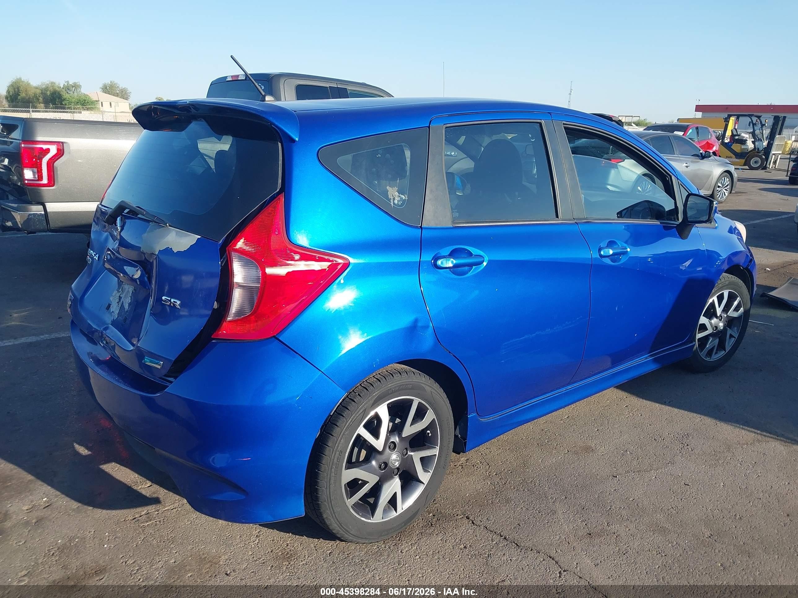 2015 Nissan Versa Note Sr Blue vin: 3N1CE2CP4FL362043