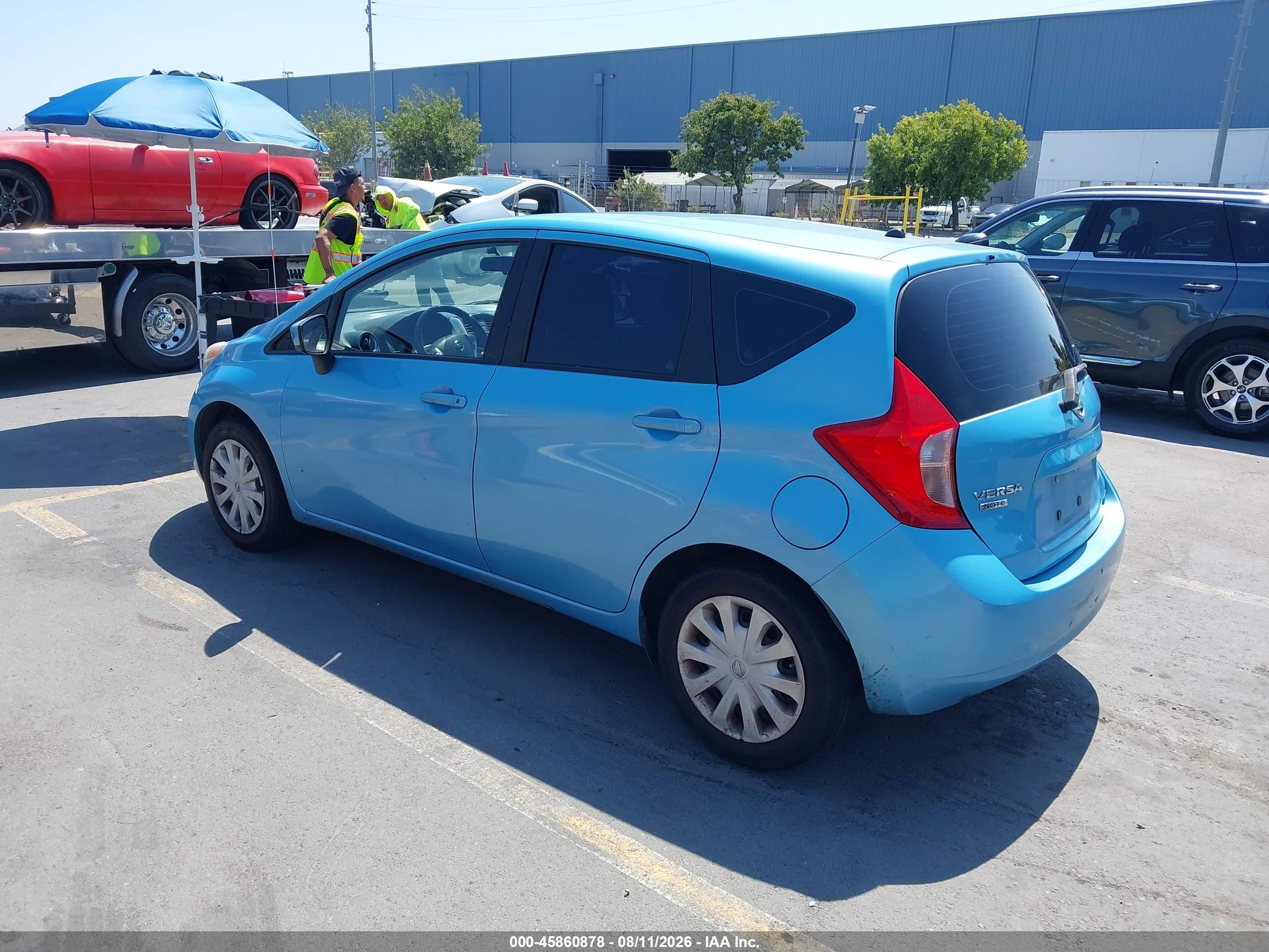 2015 Nissan Versa Note S (sr)/s Plus/sl/sr/sv Синий vin: 3N1CE2CP4FL394118
