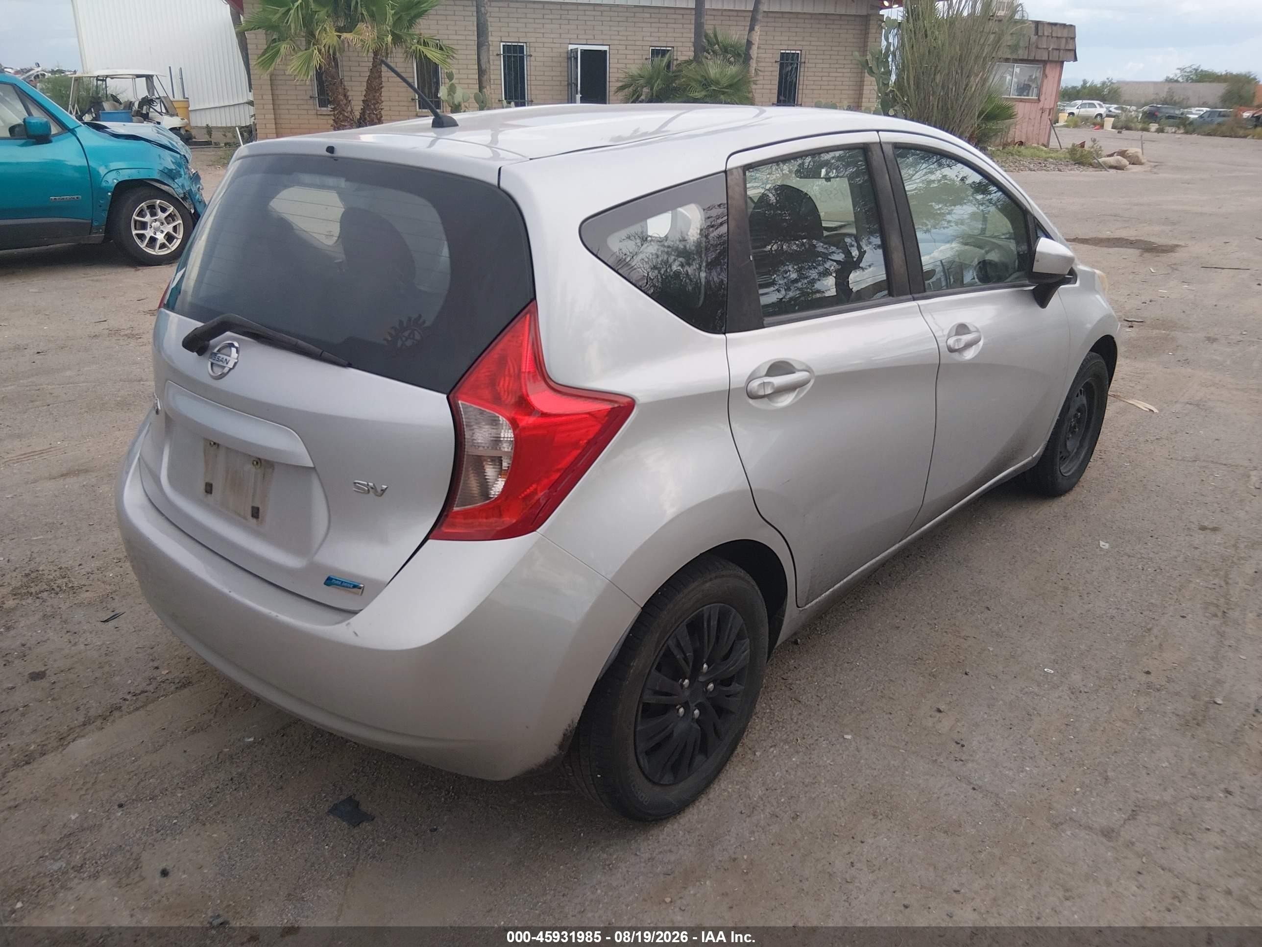 2015 Nissan Versa Note S/s Plus/sv/sl/sr Серебряный vin: 3N1CE2CP4FL424475