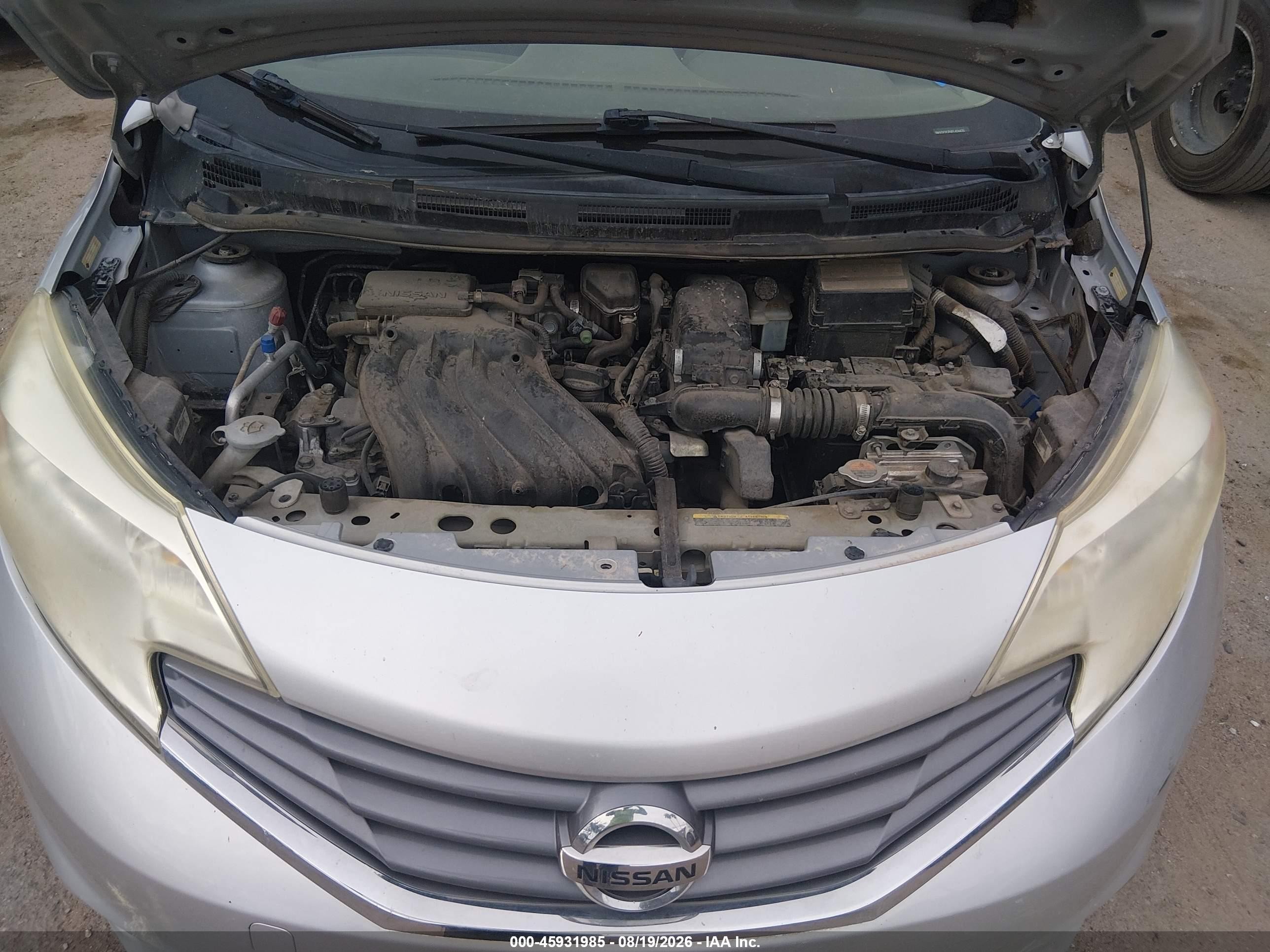 2015 Nissan Versa Note S/s Plus/sv/sl/sr Серебряный vin: 3N1CE2CP4FL424475