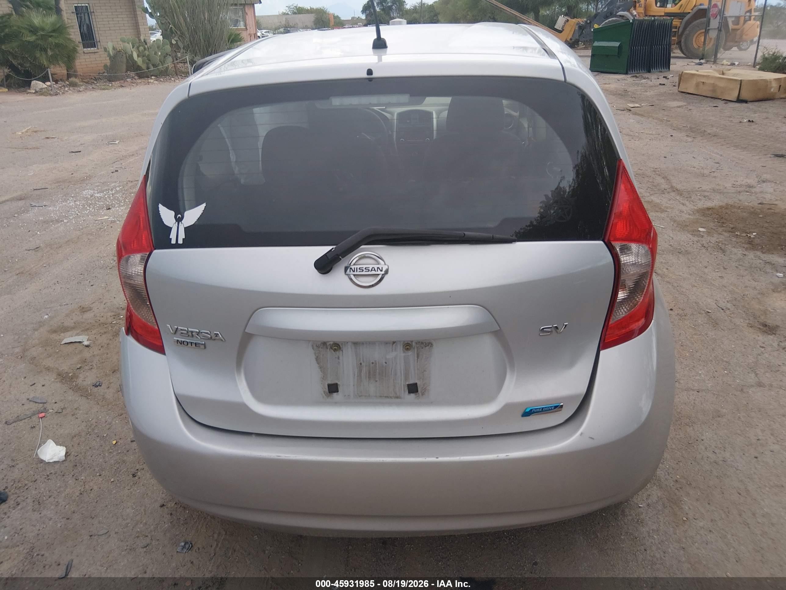 2015 Nissan Versa Note S/s Plus/sv/sl/sr Серебряный vin: 3N1CE2CP4FL424475