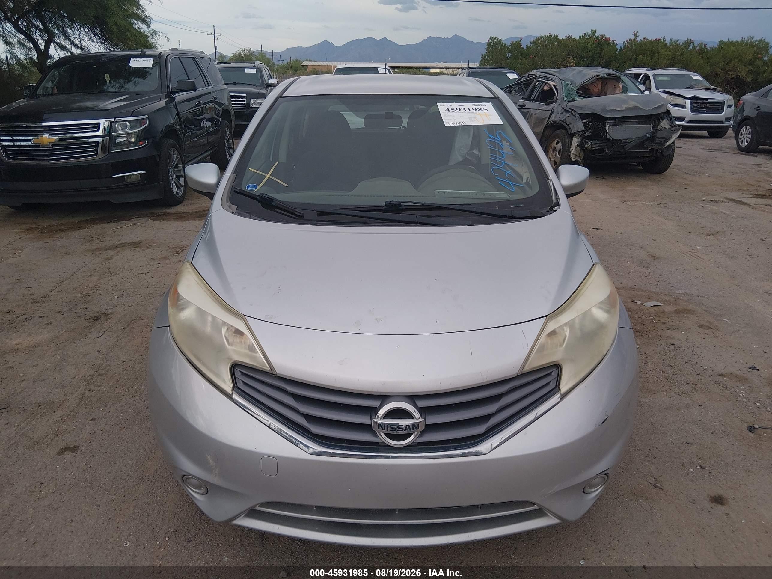 2015 Nissan Versa Note S/s Plus/sv/sl/sr Серебряный vin: 3N1CE2CP4FL424475