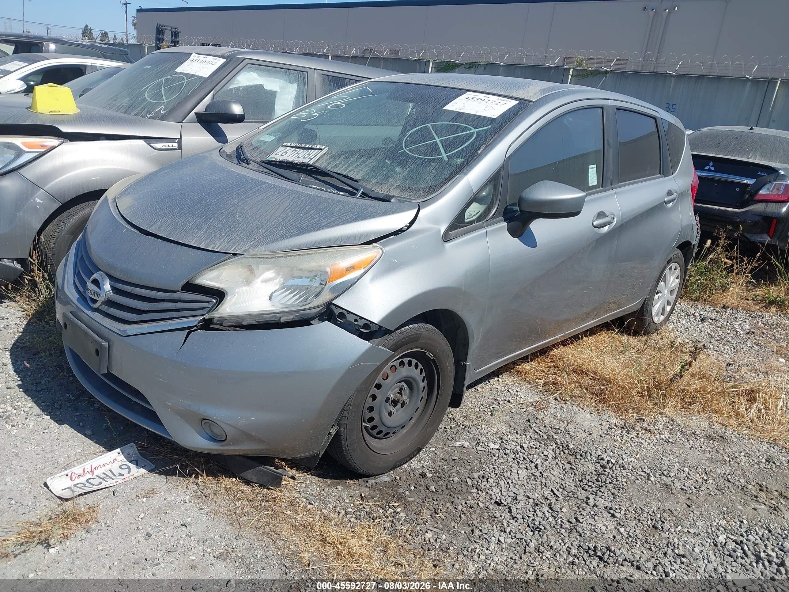 2015 Nissan Versa Note S Plus Gray vin: 3N1CE2CP4FL426470