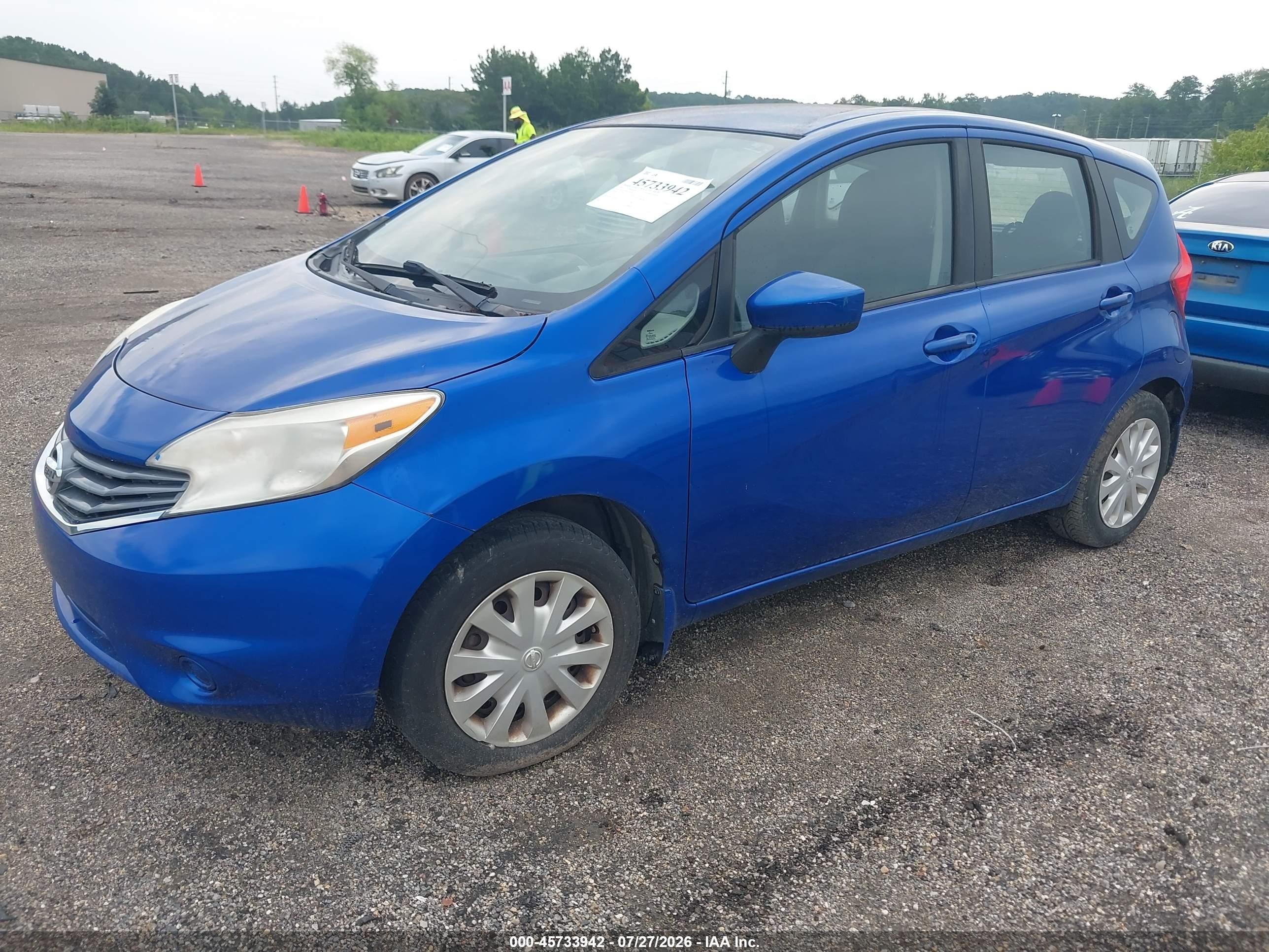 2015 Nissan Versa Note S Plus Blue vin: 3N1CE2CP4FL432639