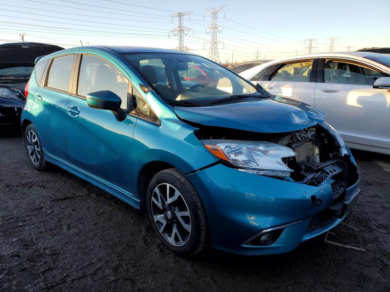 2015 Nissan Versa Note S Бирюзовый vin: 3N1CE2CP4FL443169