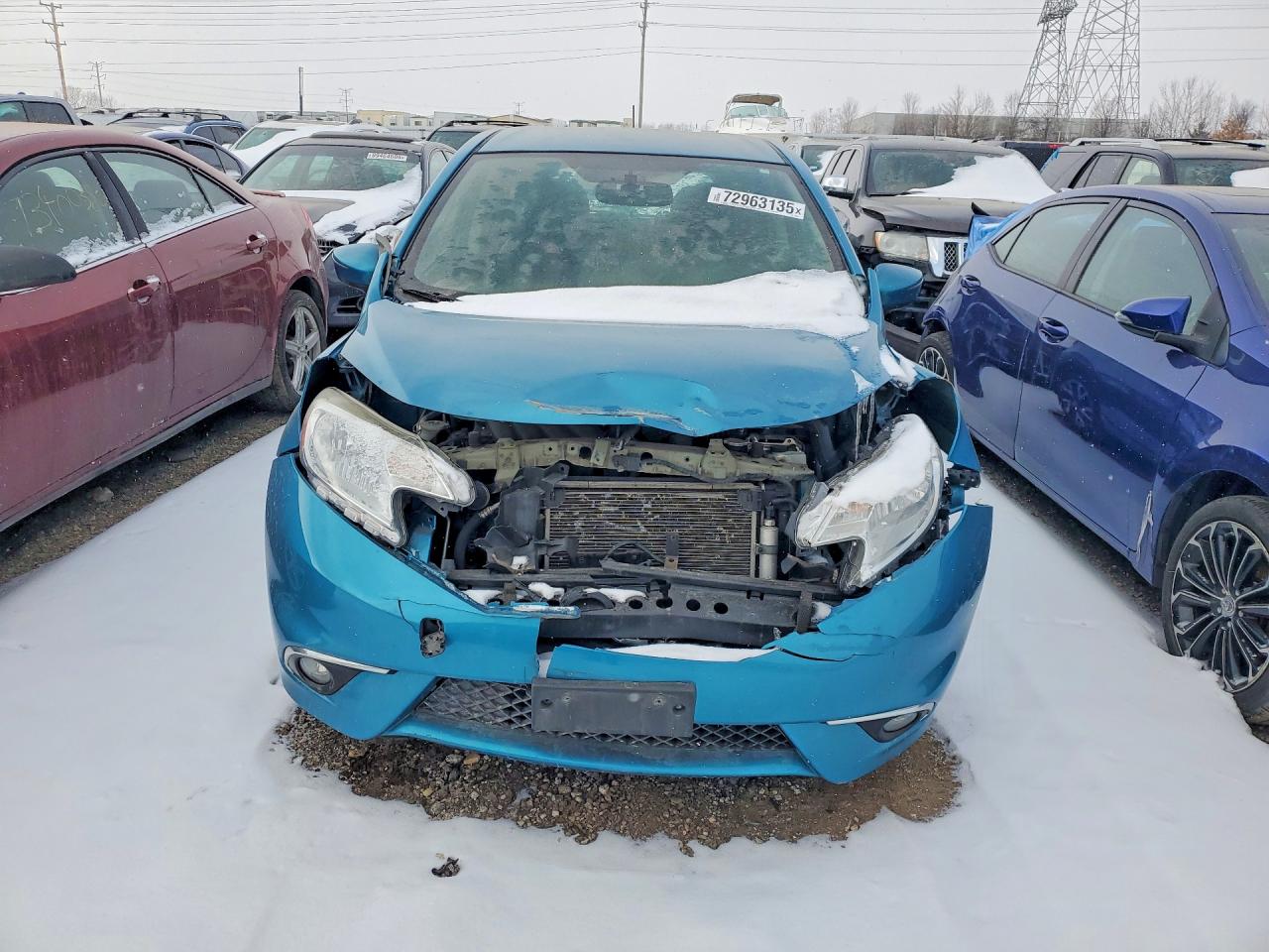 2015 Nissan Versa Note S Бирюзовый vin: 3N1CE2CP4FL443169