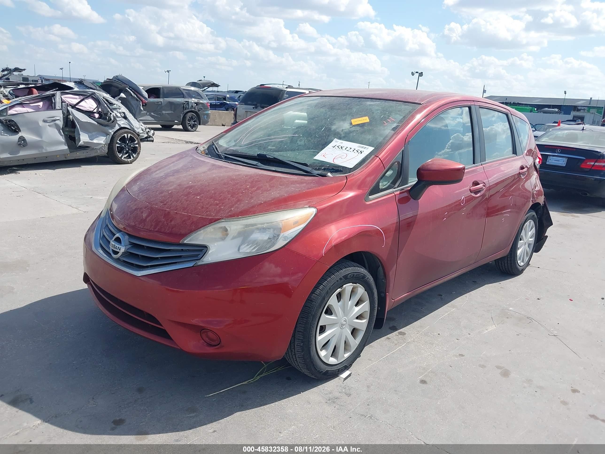 2016 Nissan Versa Note S (sr)/s Plus/sl/sr/sv Red vin: 3N1CE2CP4GL376509