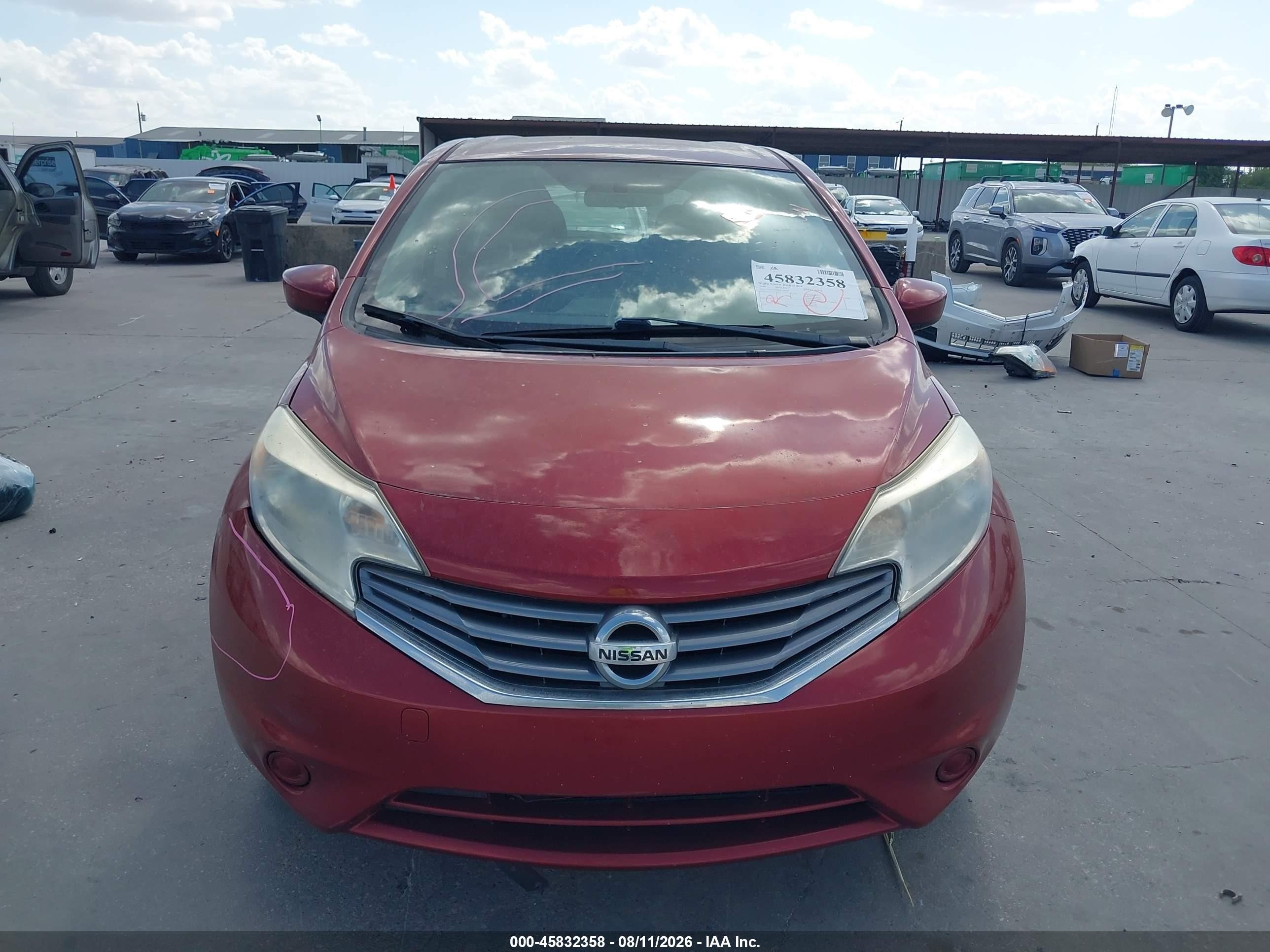 2016 Nissan Versa Note S (sr)/s Plus/sl/sr/sv Red vin: 3N1CE2CP4GL376509