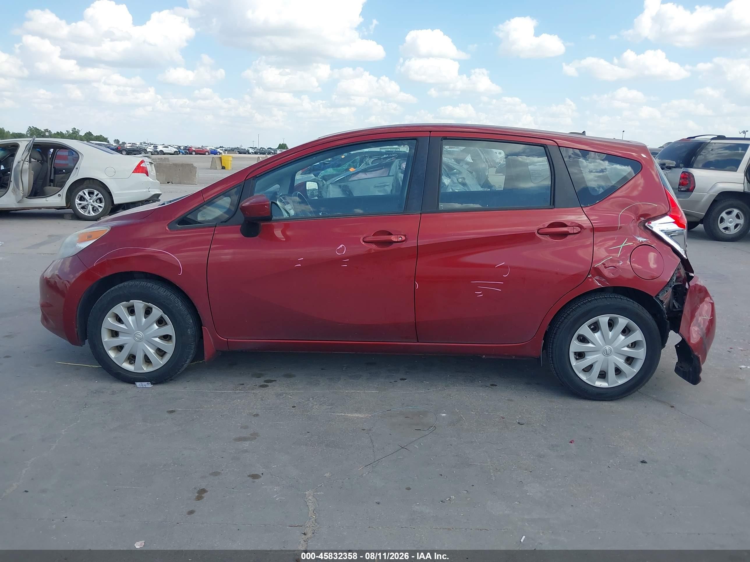 2016 Nissan Versa Note S (sr)/s Plus/sl/sr/sv Red vin: 3N1CE2CP4GL376509