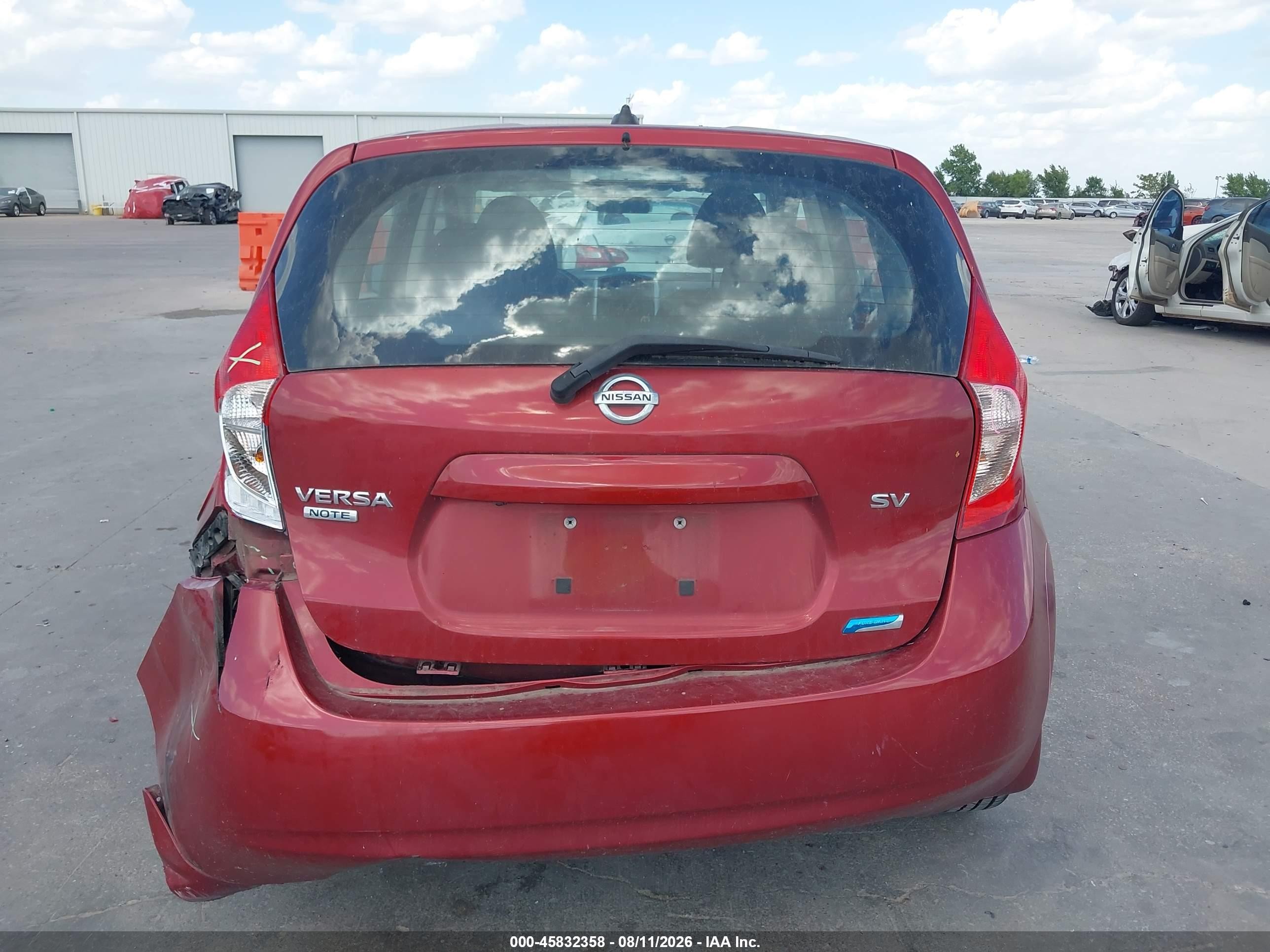 2016 Nissan Versa Note S (sr)/s Plus/sl/sr/sv Red vin: 3N1CE2CP4GL376509