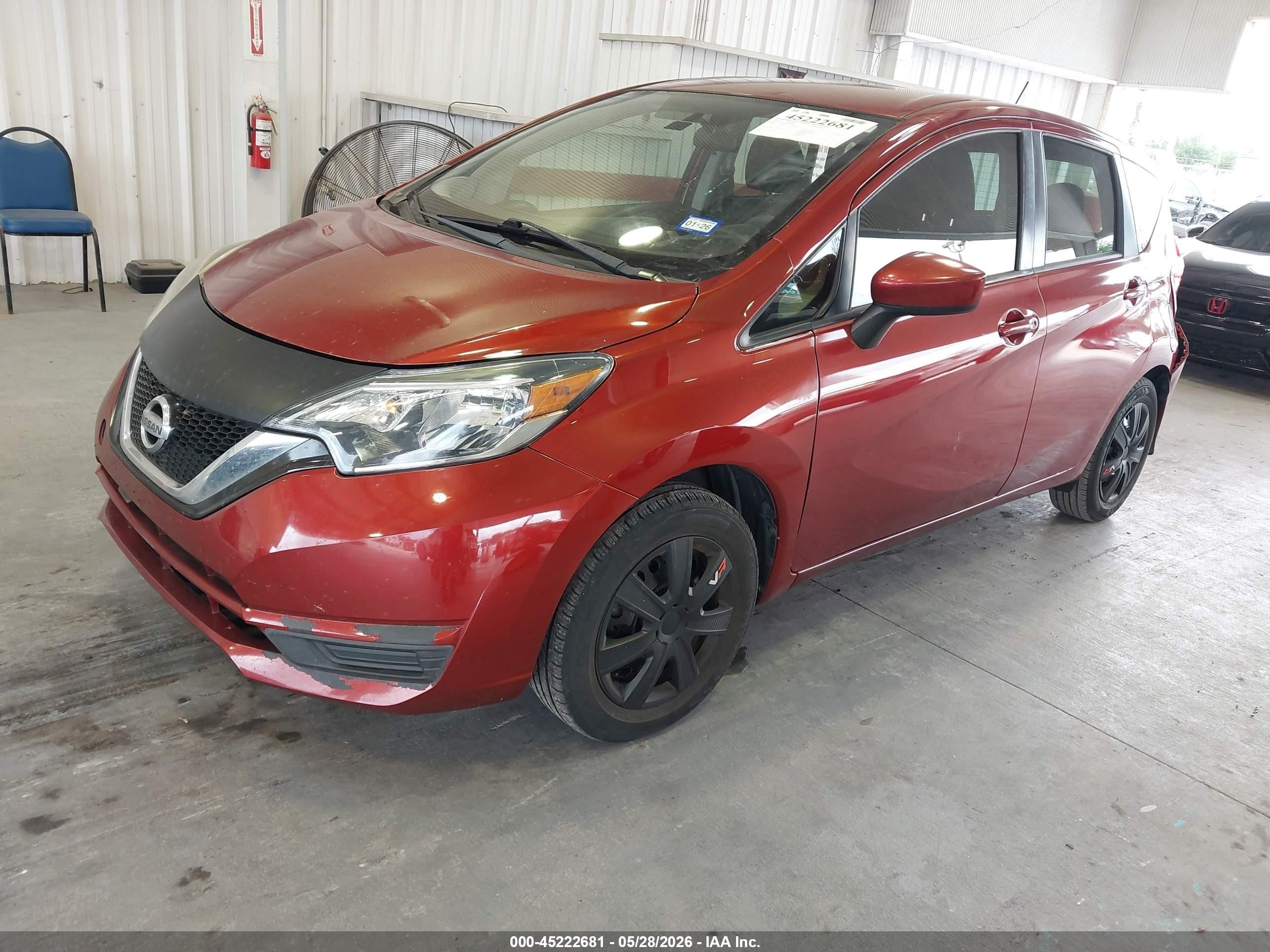 2018 Nissan Versa Note Sv Burgundy vin: 3N1CE2CP4JL355375