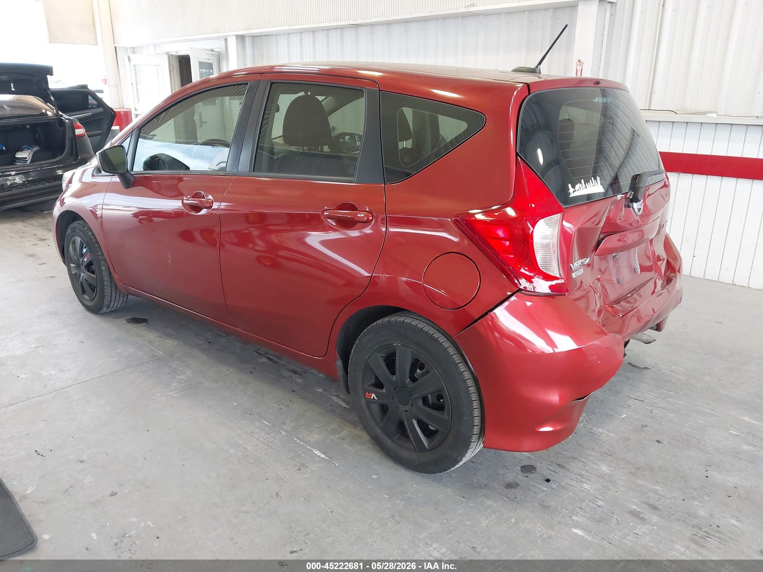 2018 Nissan Versa Note Sv Burgundy vin: 3N1CE2CP4JL355375