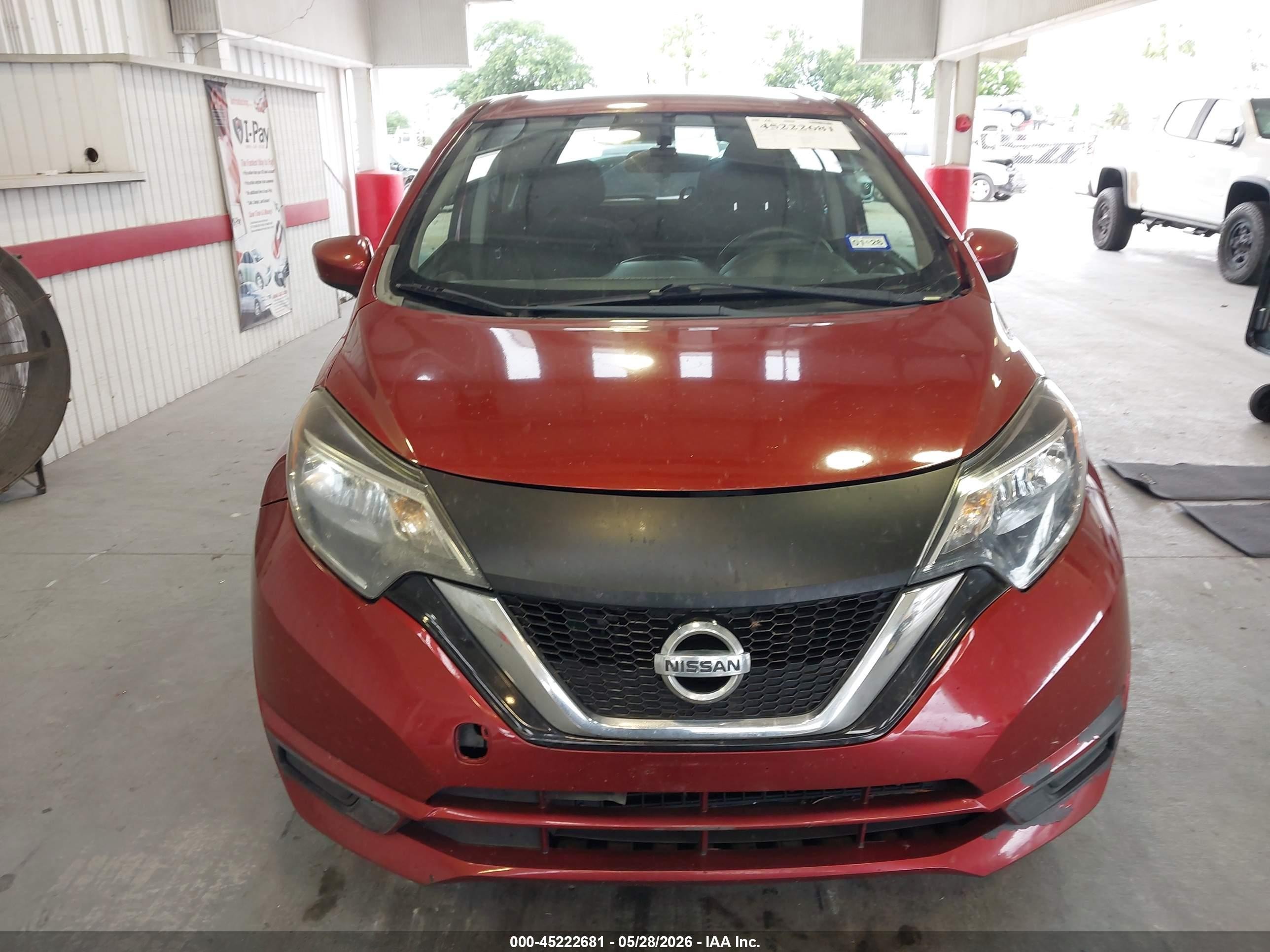 2018 Nissan Versa Note Sv Burgundy vin: 3N1CE2CP4JL355375