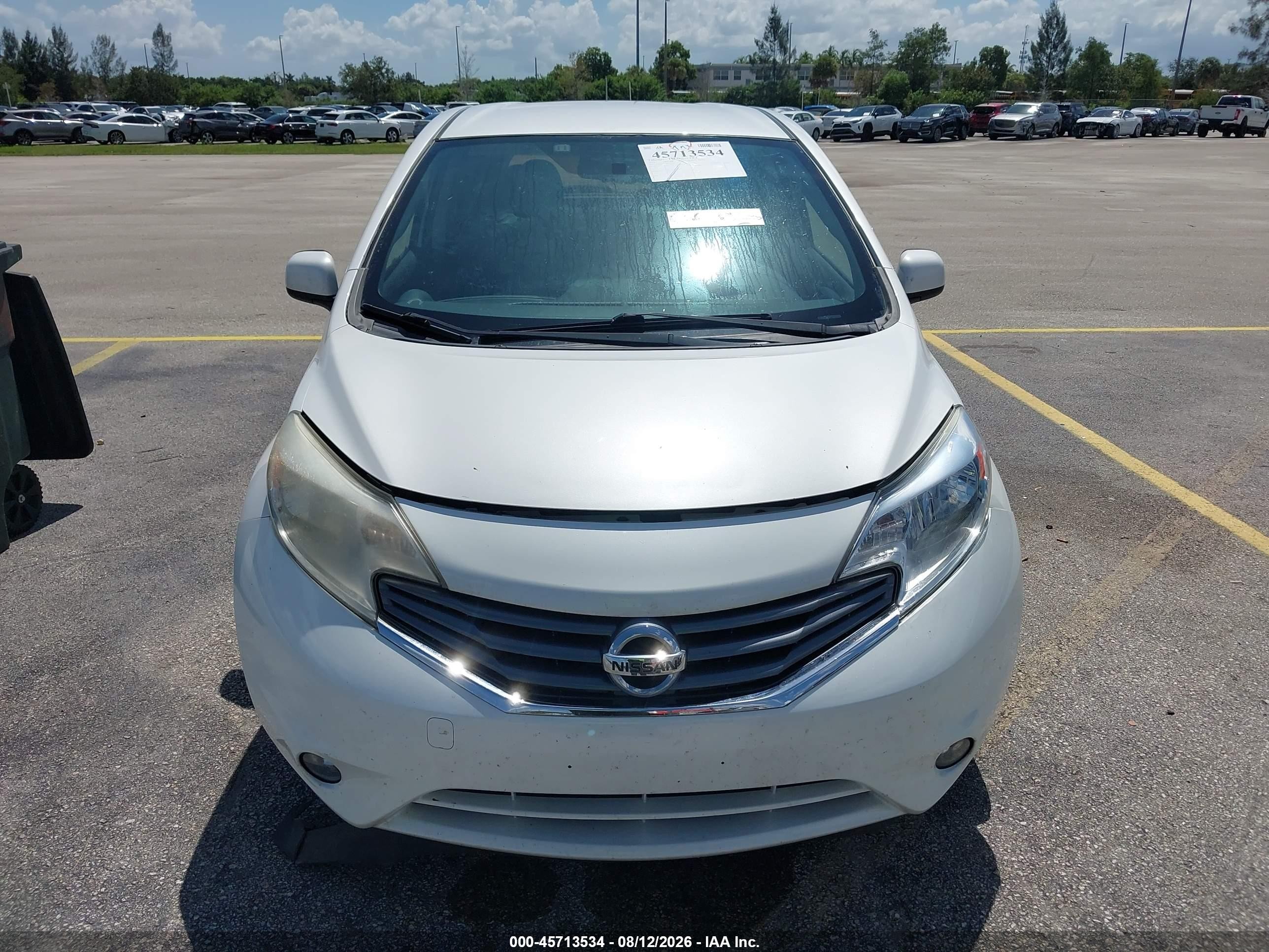 2014 Nissan Versa Note Sv Белый vin: 3N1CE2CP5EL352376