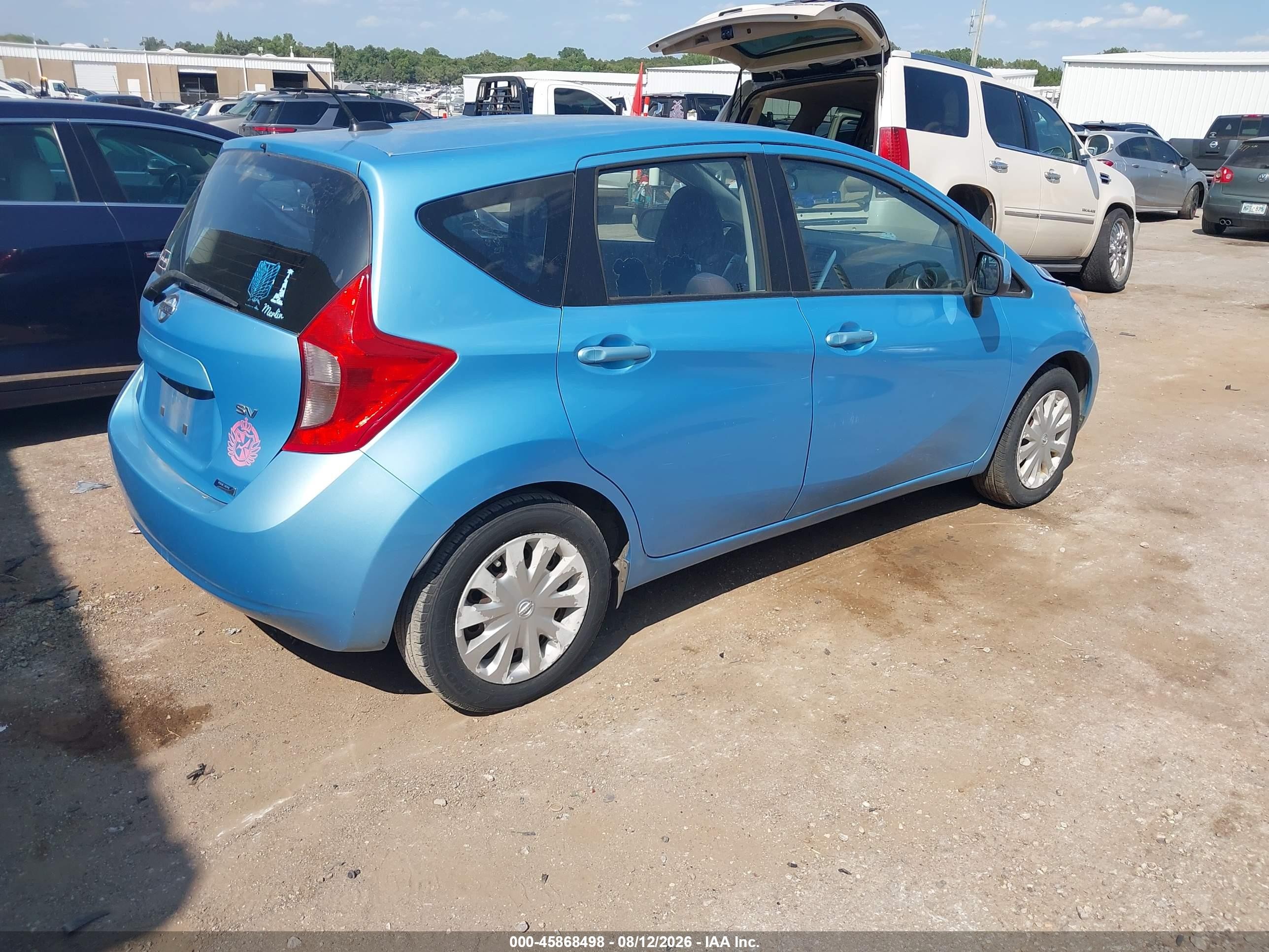 2014 Nissan Versa Note Sv Turquoise vin: 3N1CE2CP5EL374751