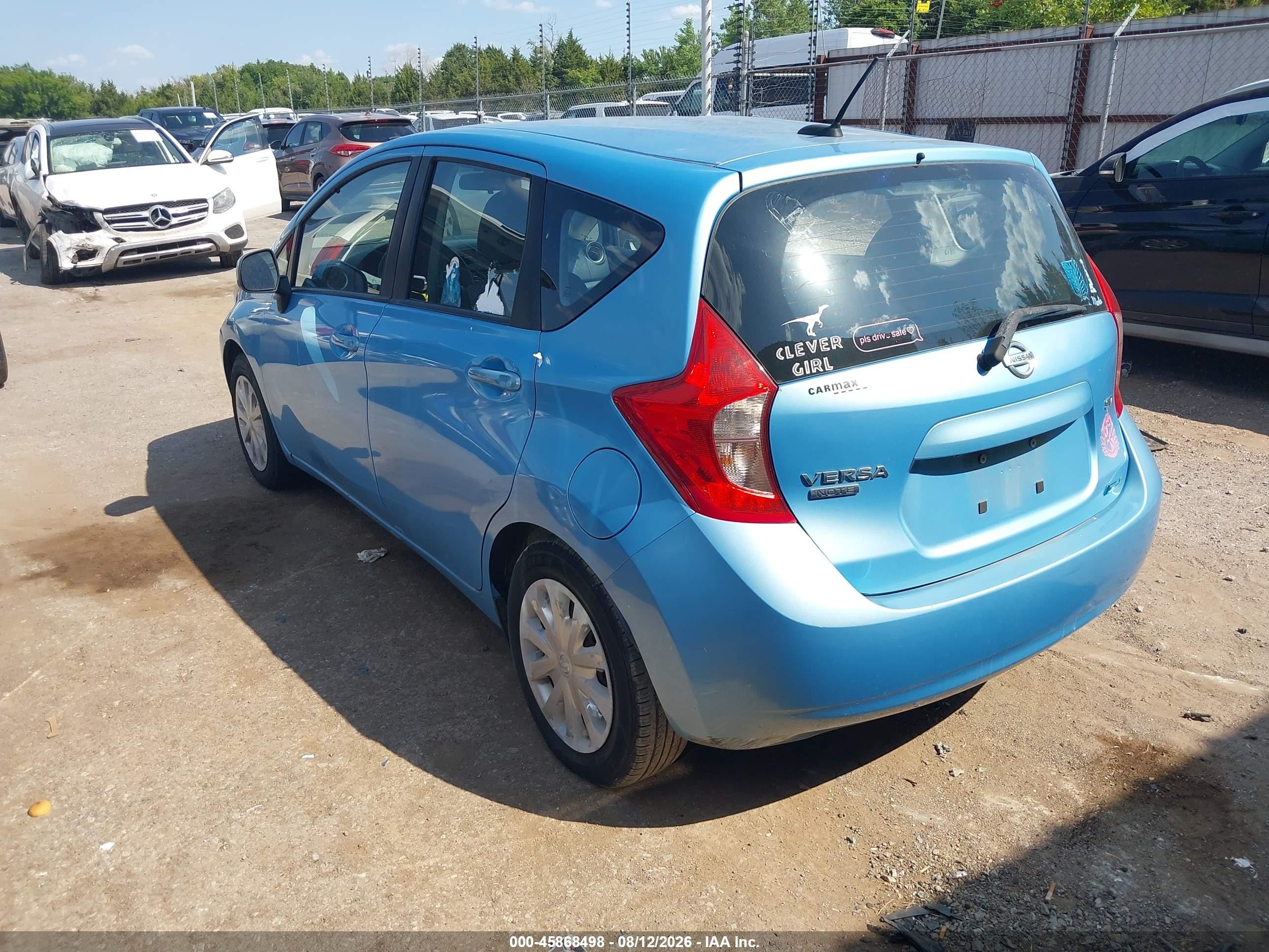 2014 Nissan Versa Note Sv Turquoise vin: 3N1CE2CP5EL374751