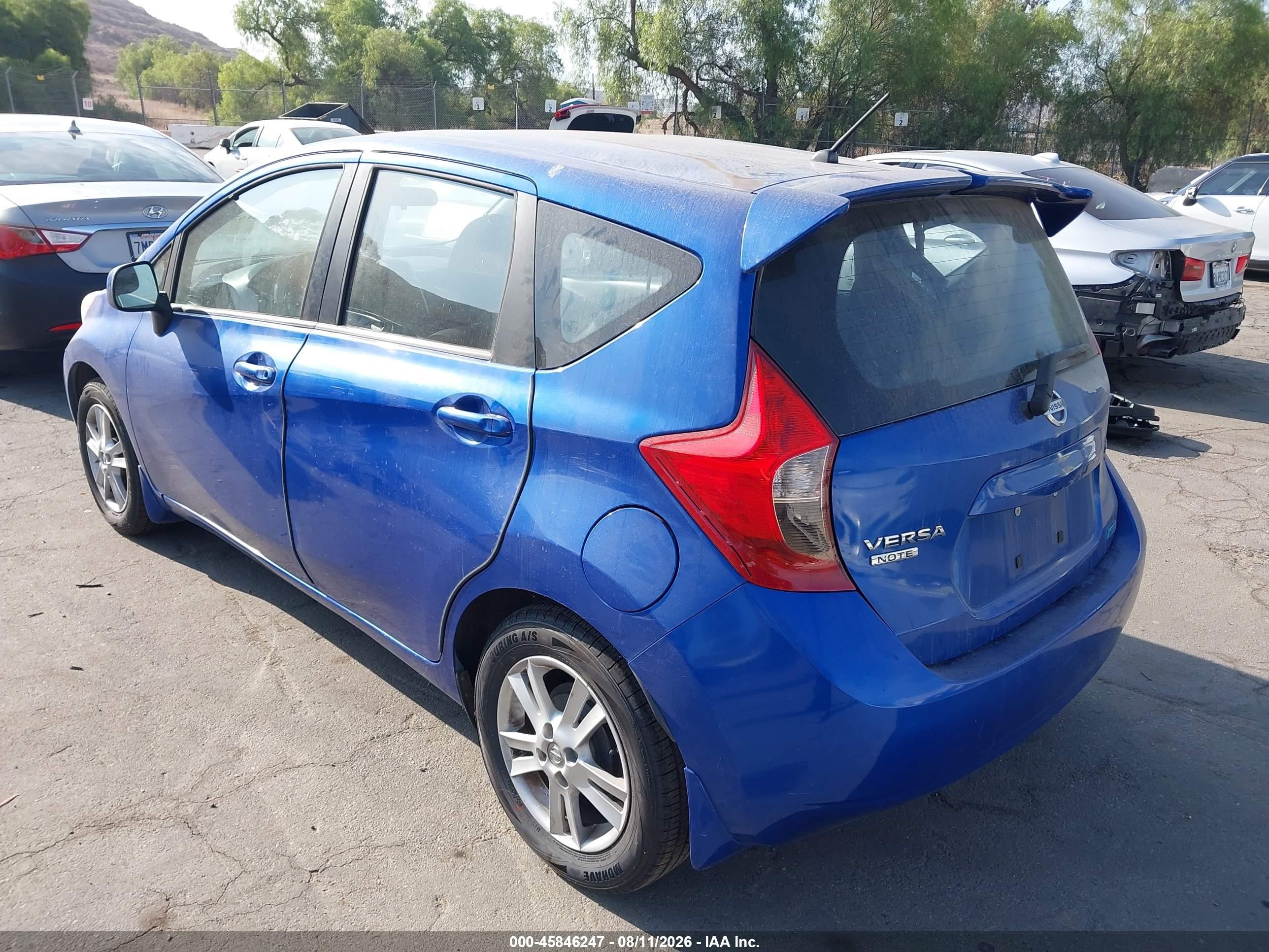 2014 Nissan Versa Note Sv Синий vin: 3N1CE2CP5EL375219