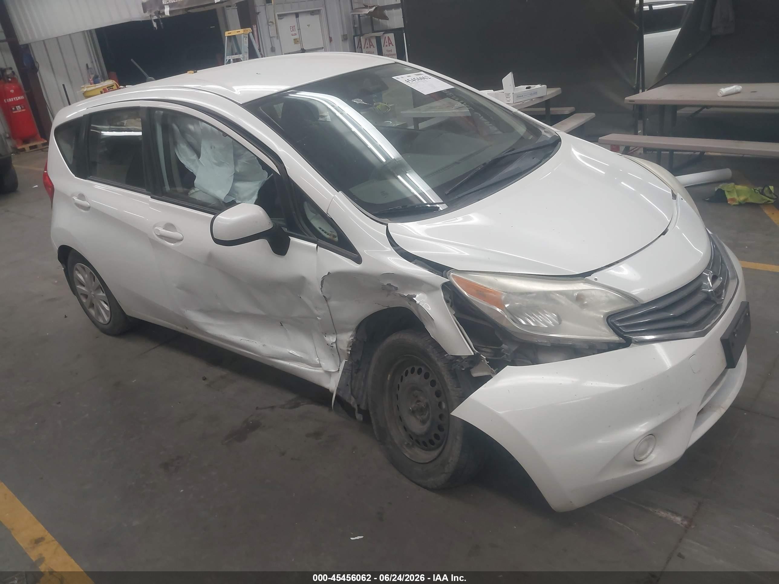 2014 Nissan Versa Note Sv White vin: 3N1CE2CP5EL377312