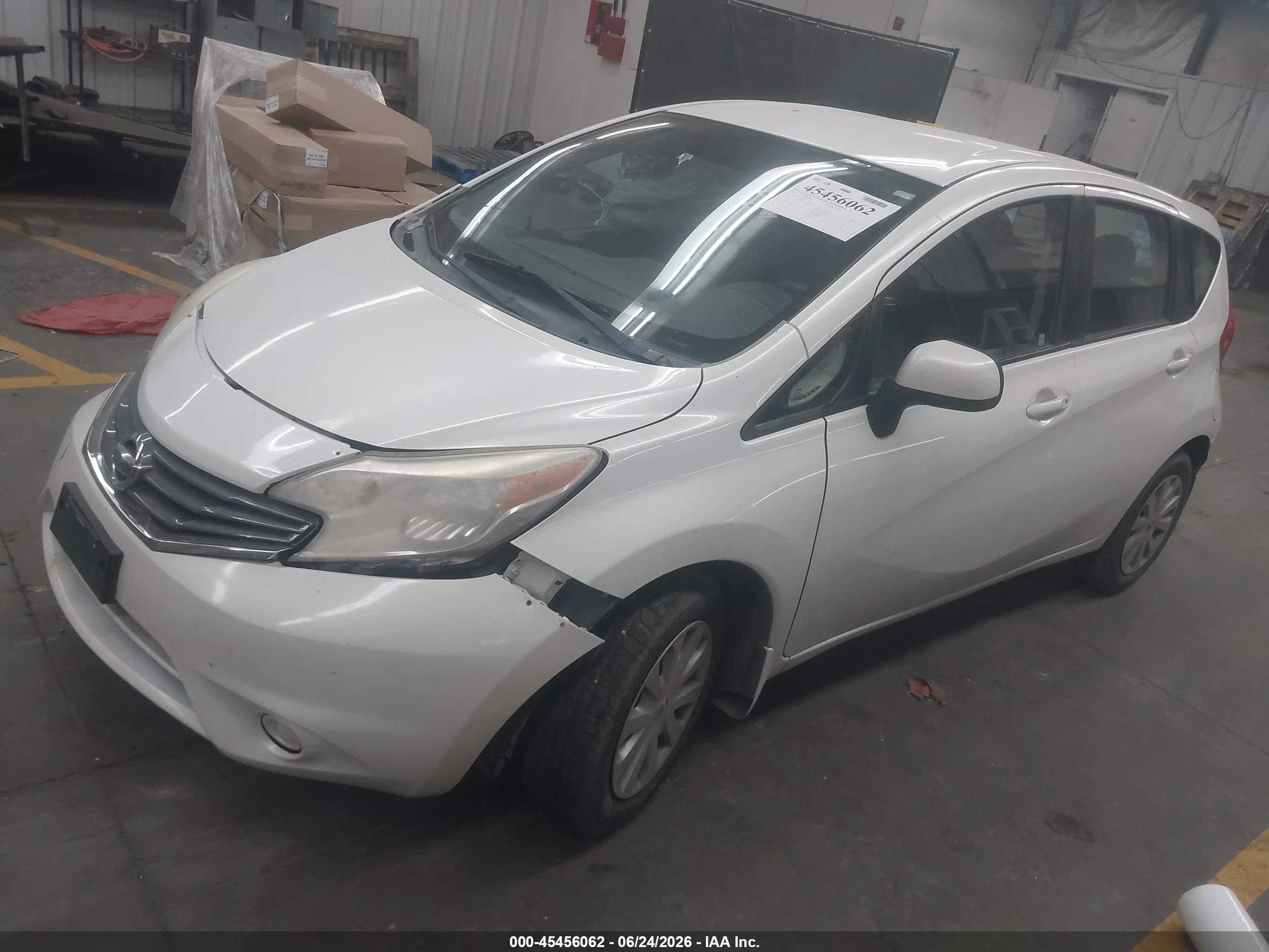 2014 Nissan Versa Note Sv White vin: 3N1CE2CP5EL377312