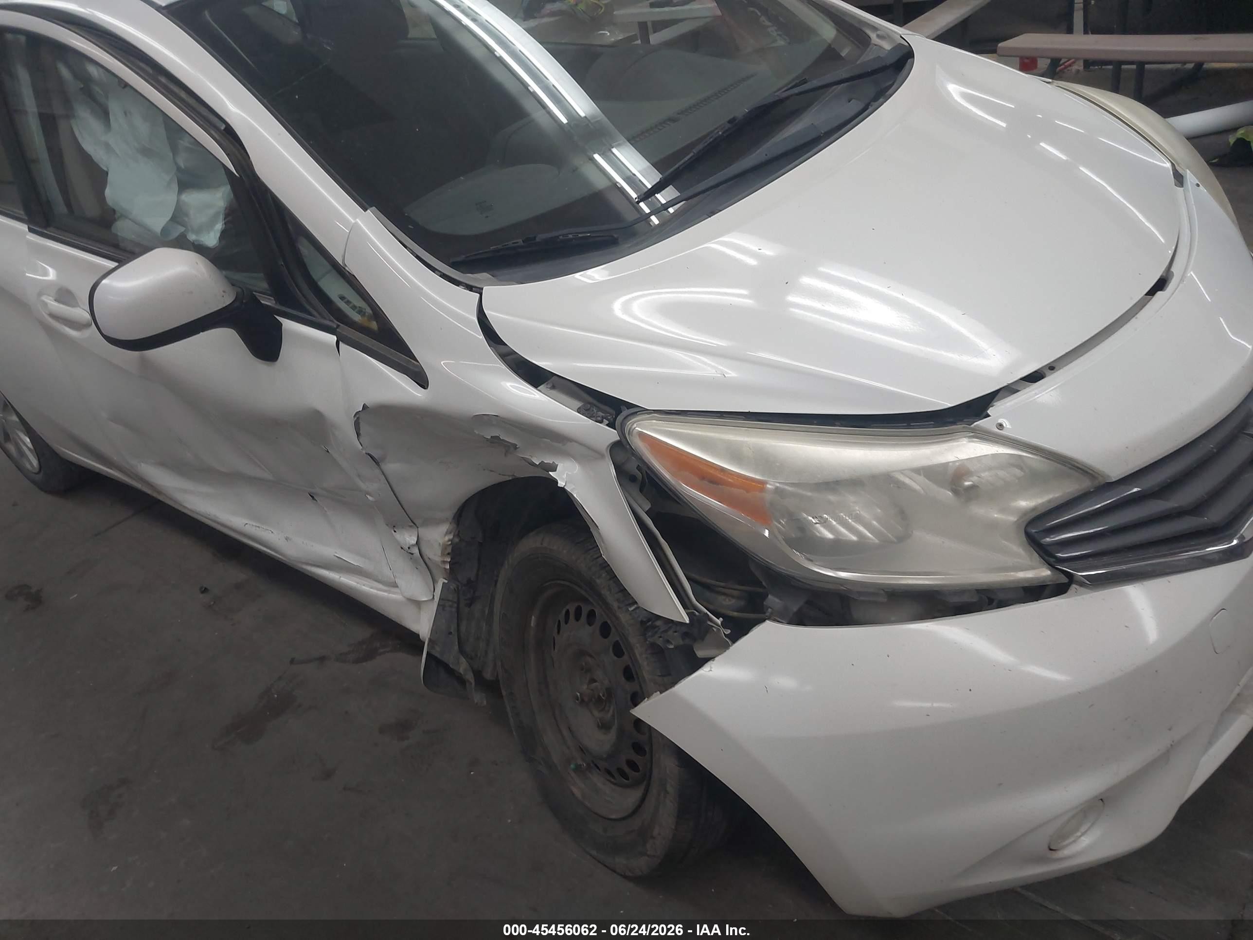 2014 Nissan Versa Note Sv White vin: 3N1CE2CP5EL377312
