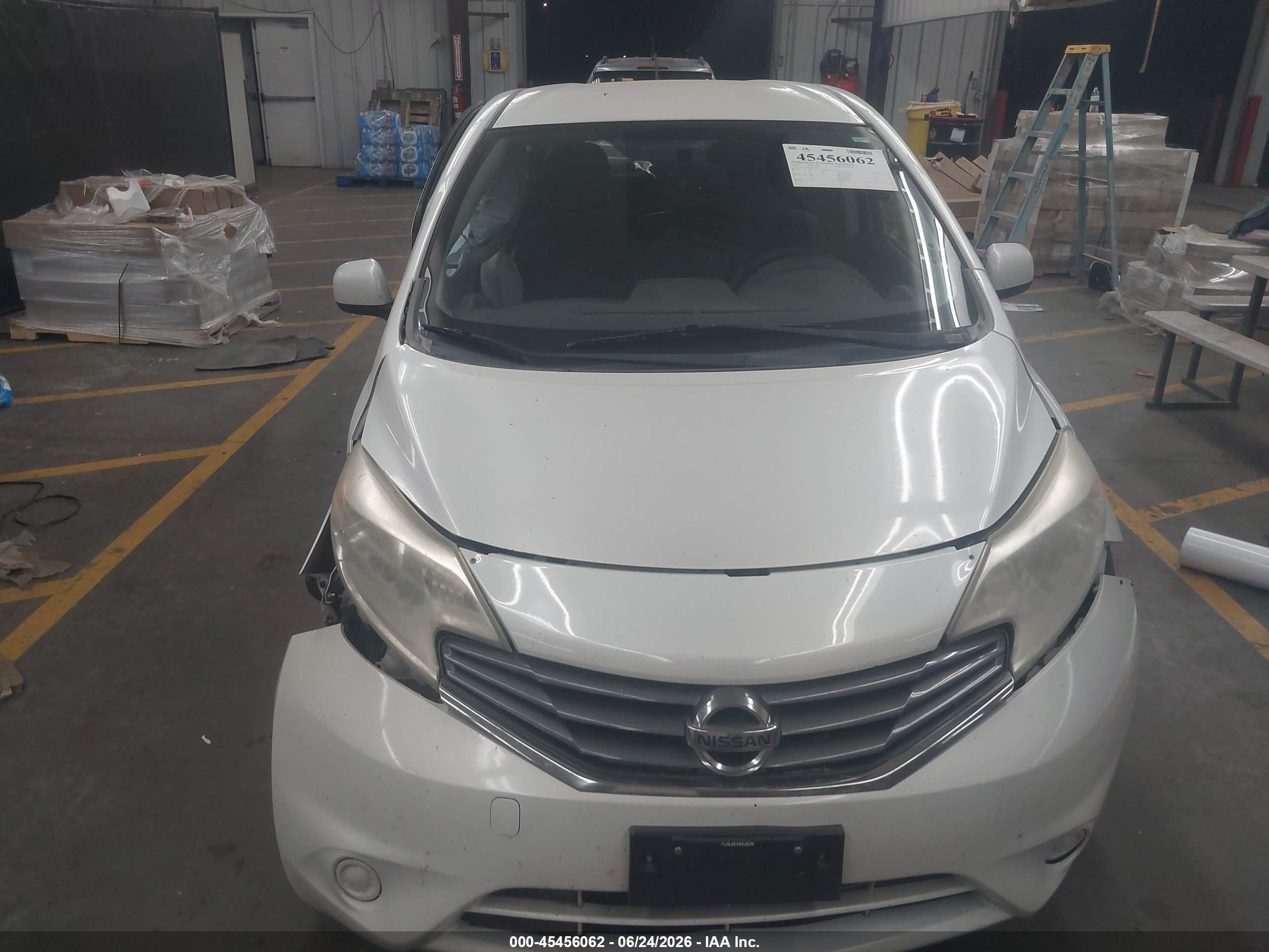 2014 Nissan Versa Note Sv White vin: 3N1CE2CP5EL377312