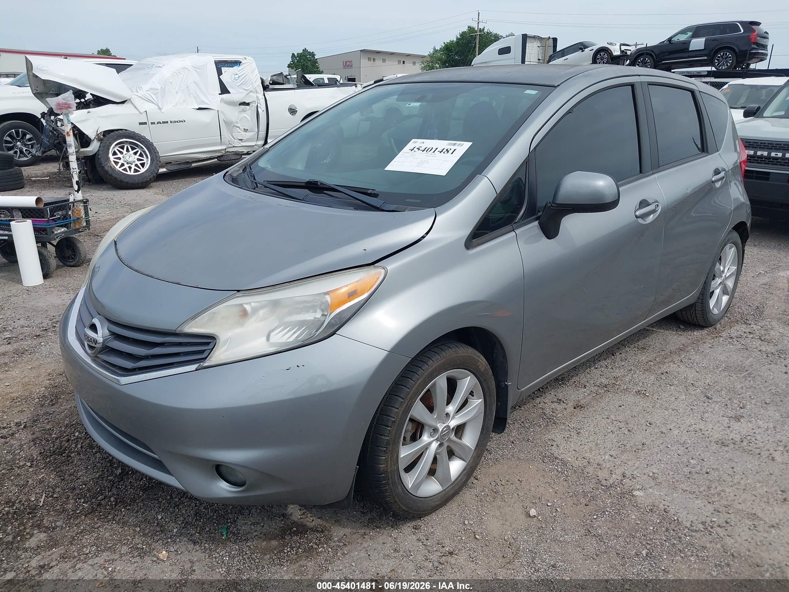 2014 Nissan Versa Note Sv Gray vin: 3N1CE2CP5EL386723