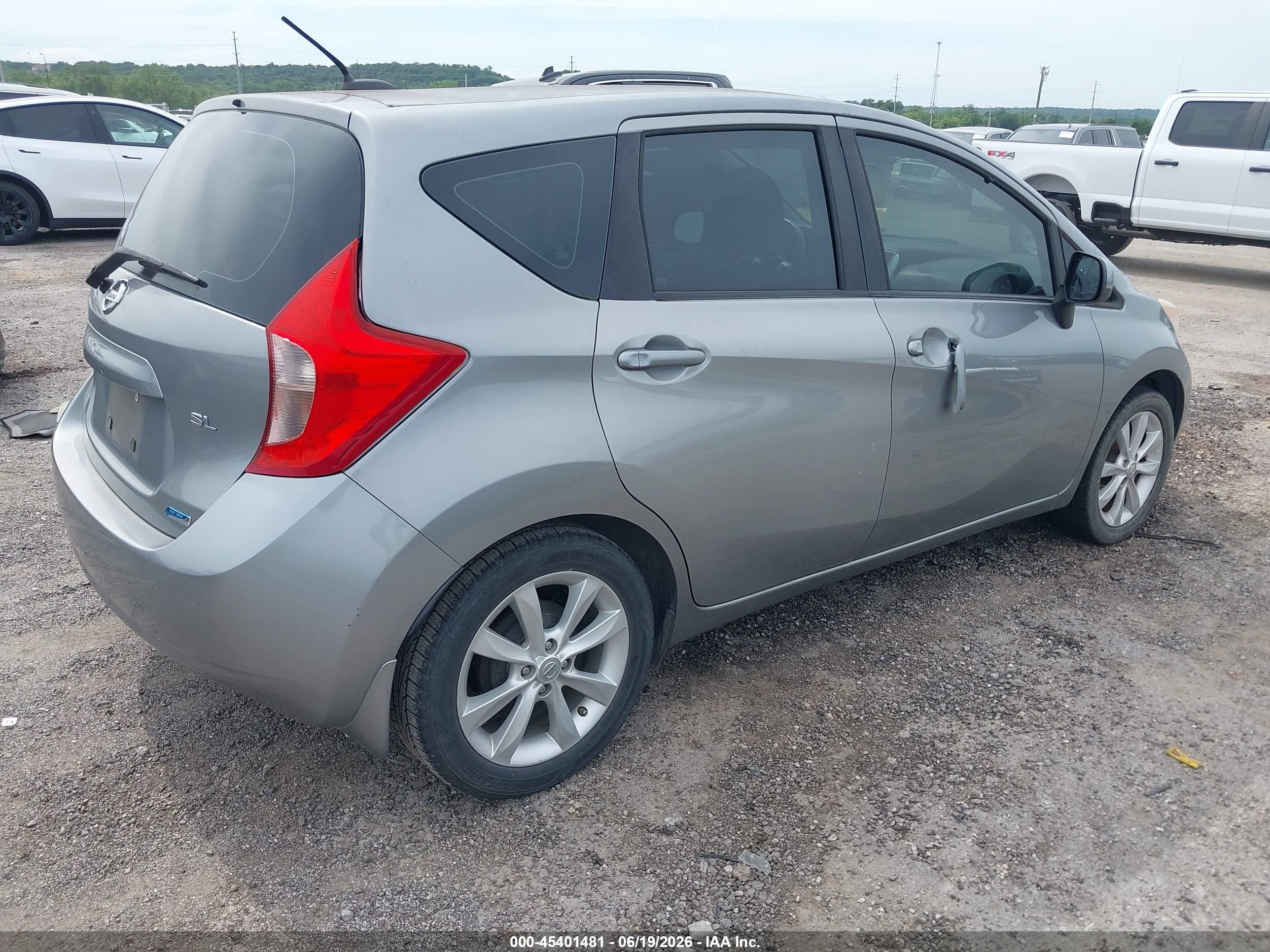 2014 Nissan Versa Note Sv Gray vin: 3N1CE2CP5EL386723