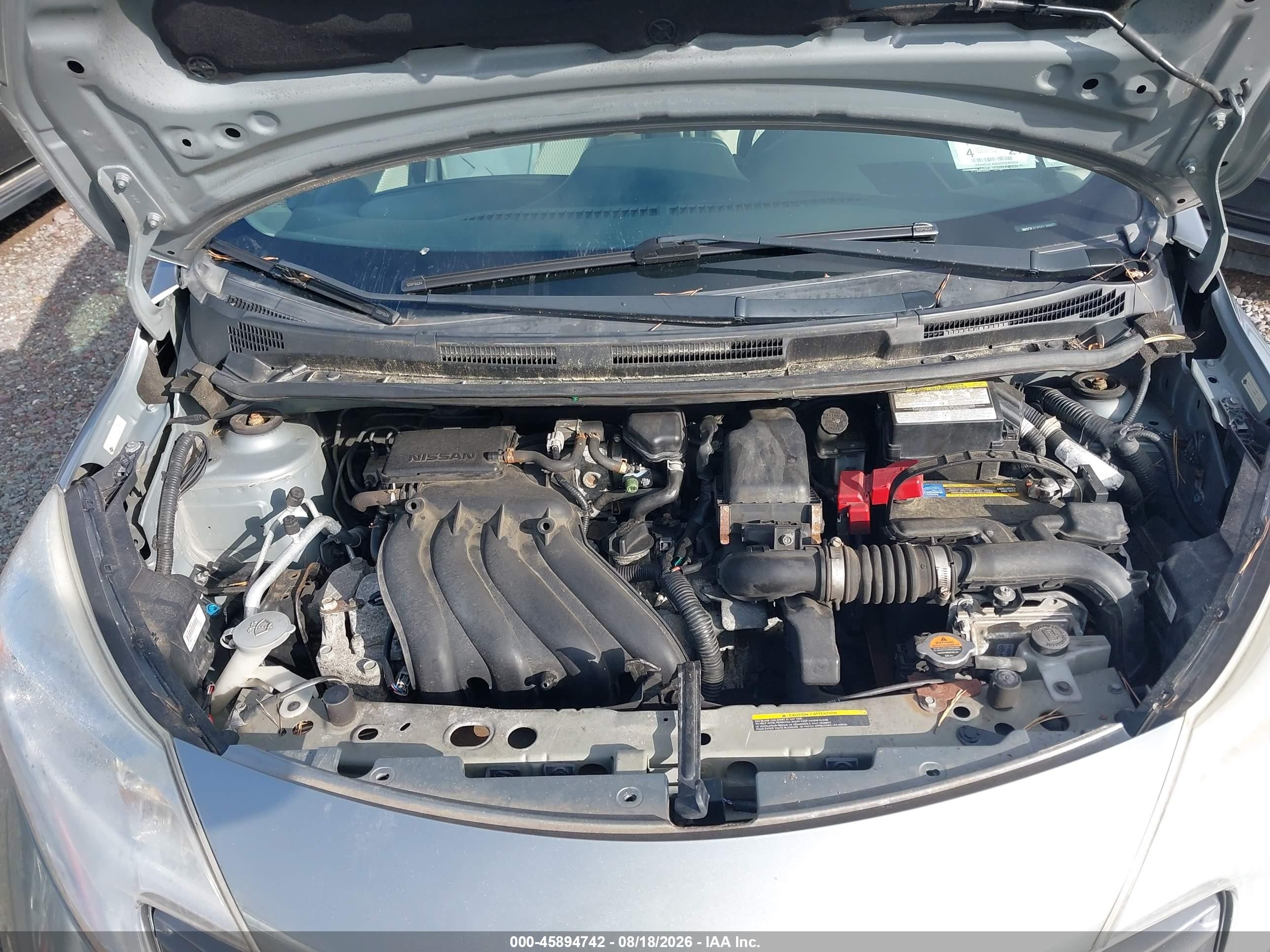 2014 Nissan Versa Note Sv Серебряный vin: 3N1CE2CP5EL388925