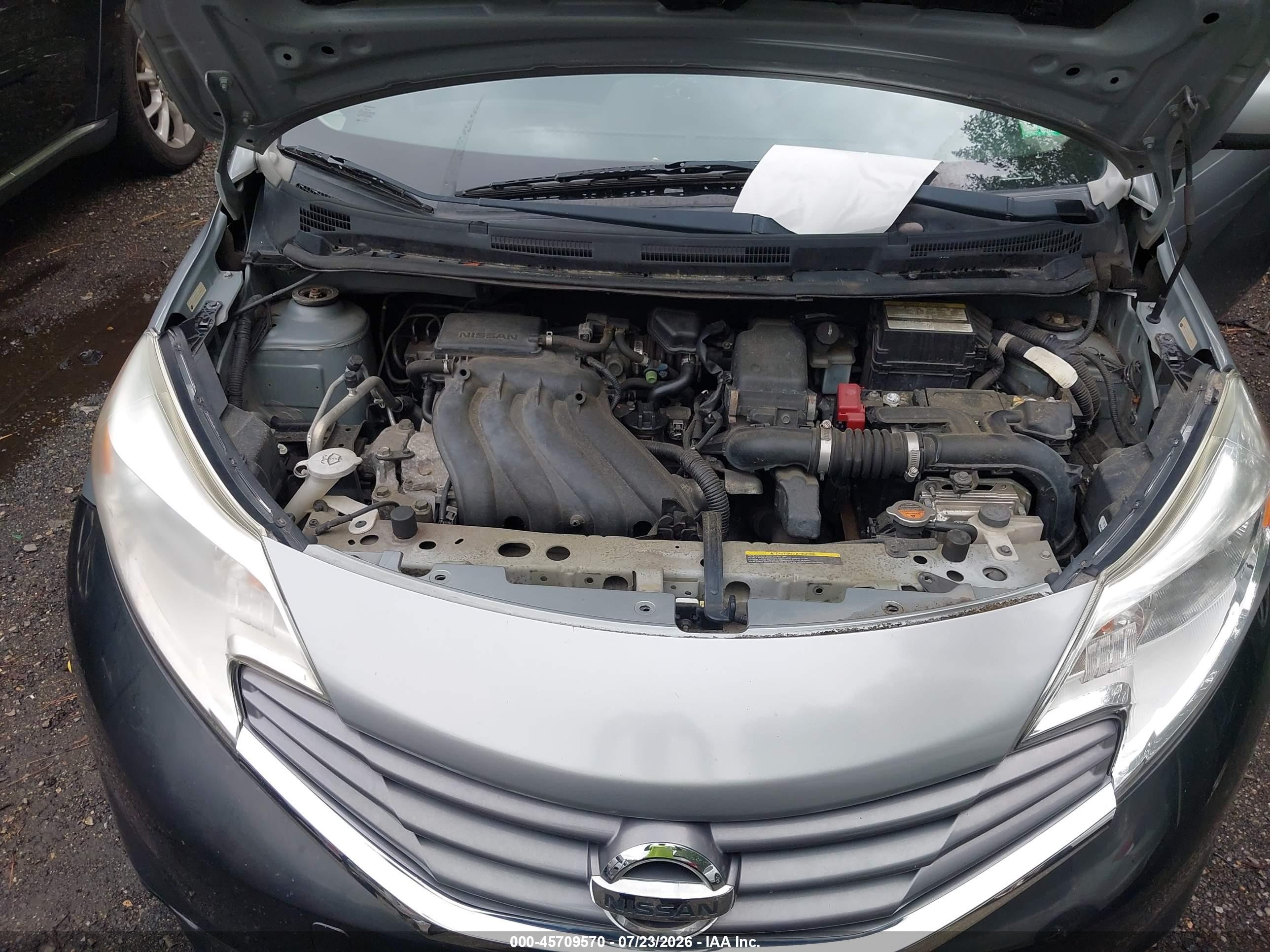2014 Nissan Versa Note Sv Silver vin: 3N1CE2CP5EL394479