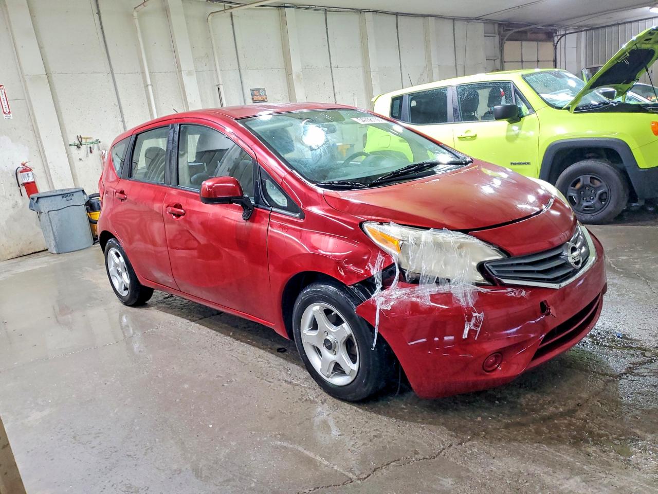 2014 Nissan Versa Note S Red vin: 3N1CE2CP5EL407196