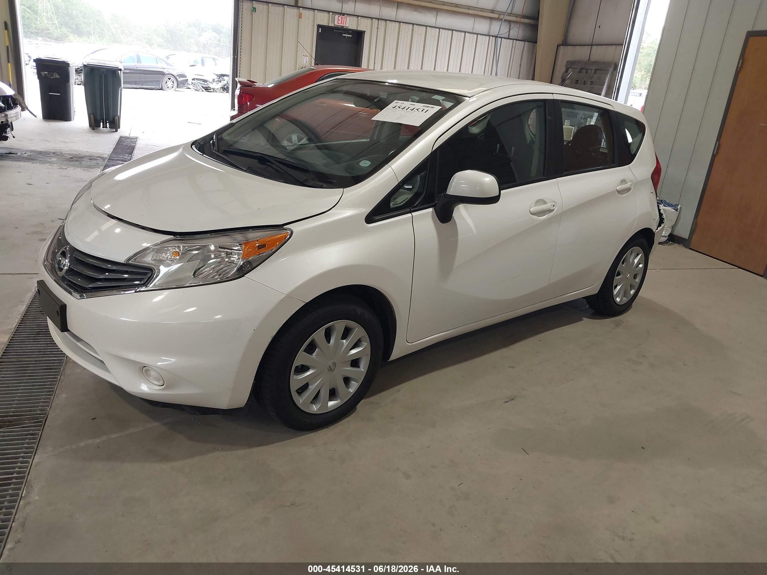 2014 Nissan Versa Note S (sr)/s Plus/sv White vin: 3N1CE2CP5EL409871