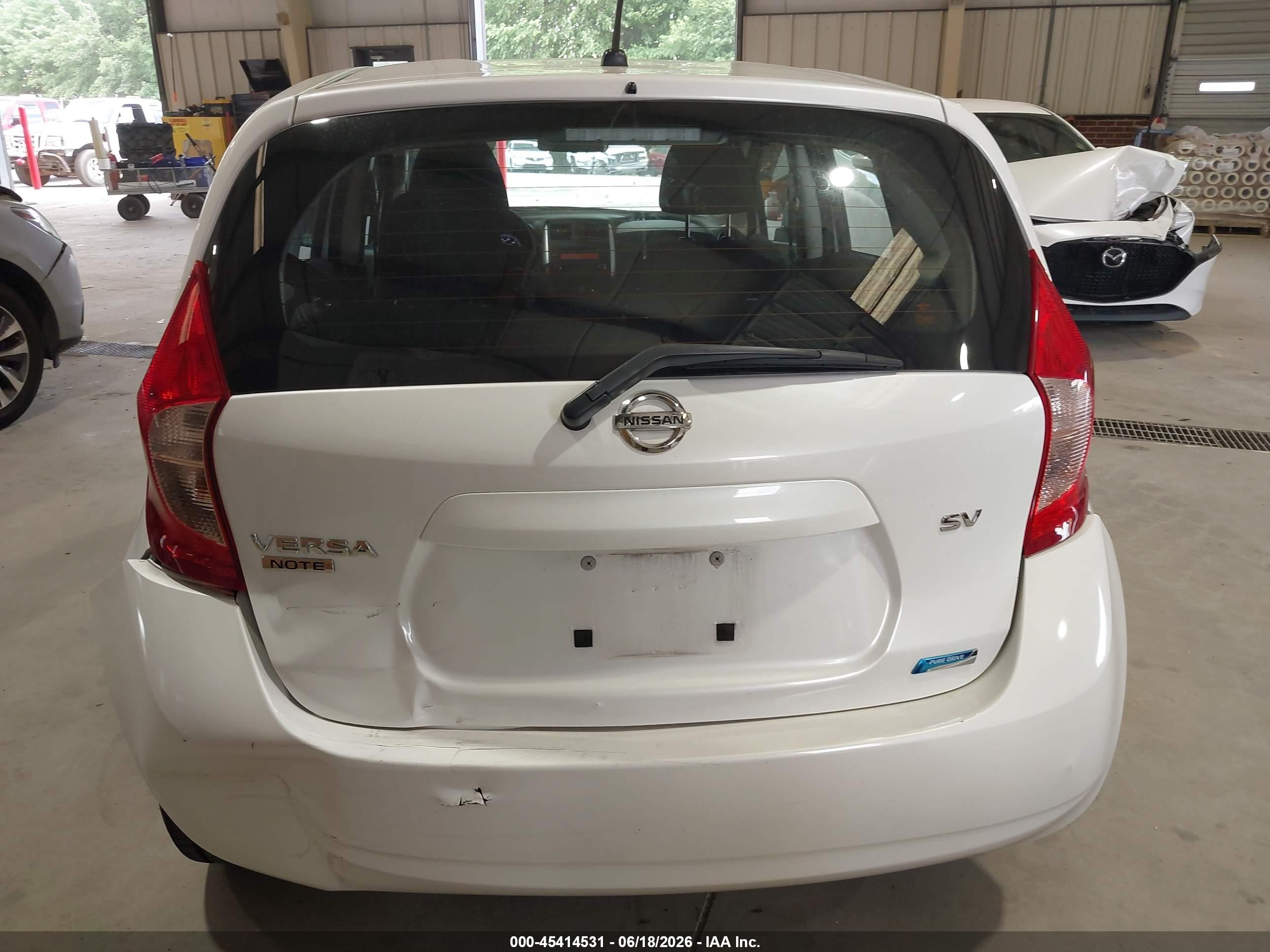 2014 Nissan Versa Note S (sr)/s Plus/sv White vin: 3N1CE2CP5EL409871