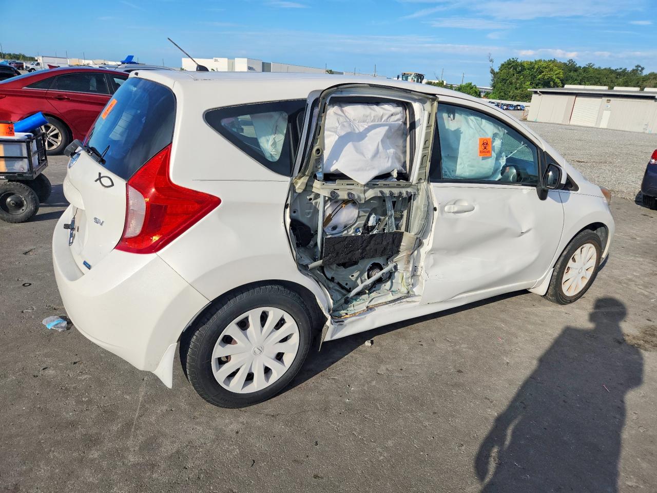 2014 Nissan Versa Note Sv Белый vin: 3N1CE2CP5EL417145