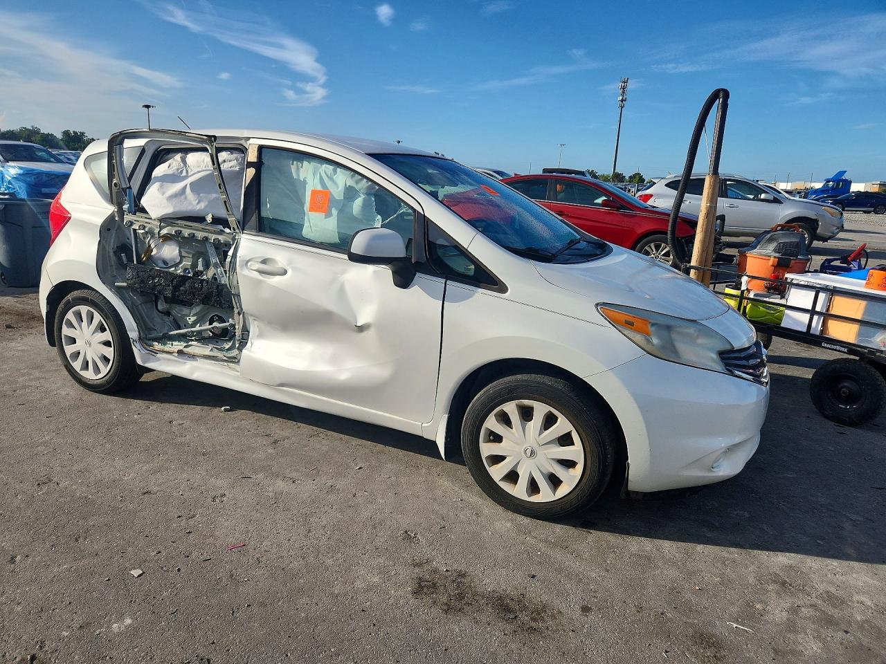 2014 Nissan Versa Note Sv Белый vin: 3N1CE2CP5EL417145