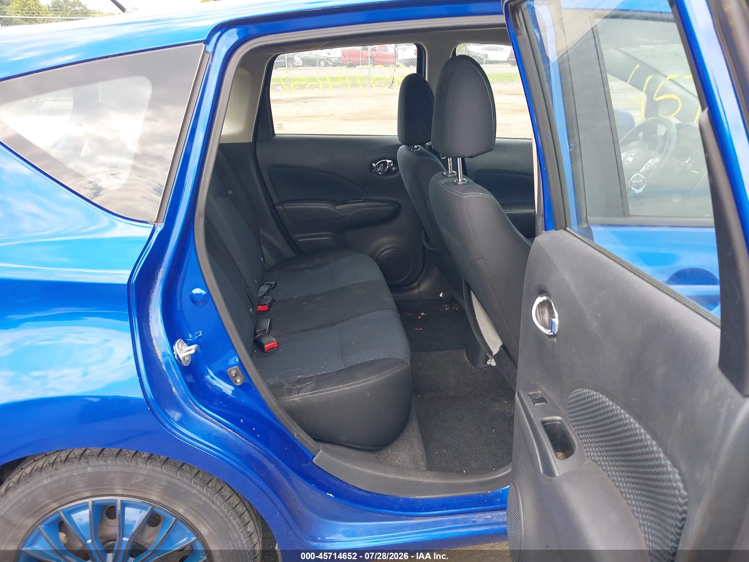 2014 Nissan Versa Note S (sr)/s Plus/sv Blue vin: 3N1CE2CP5EL432521