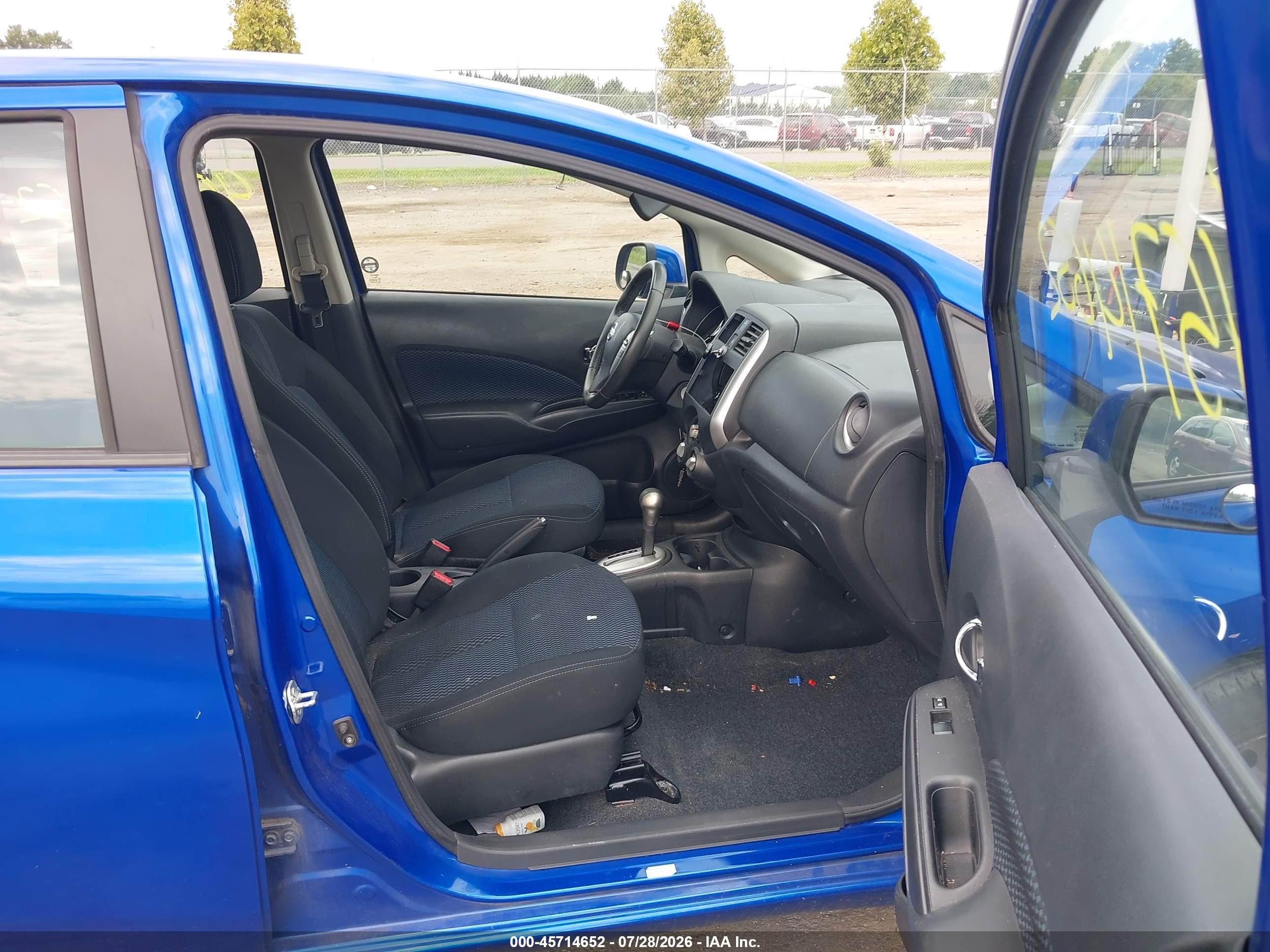 2014 Nissan Versa Note S (sr)/s Plus/sv Blue vin: 3N1CE2CP5EL432521