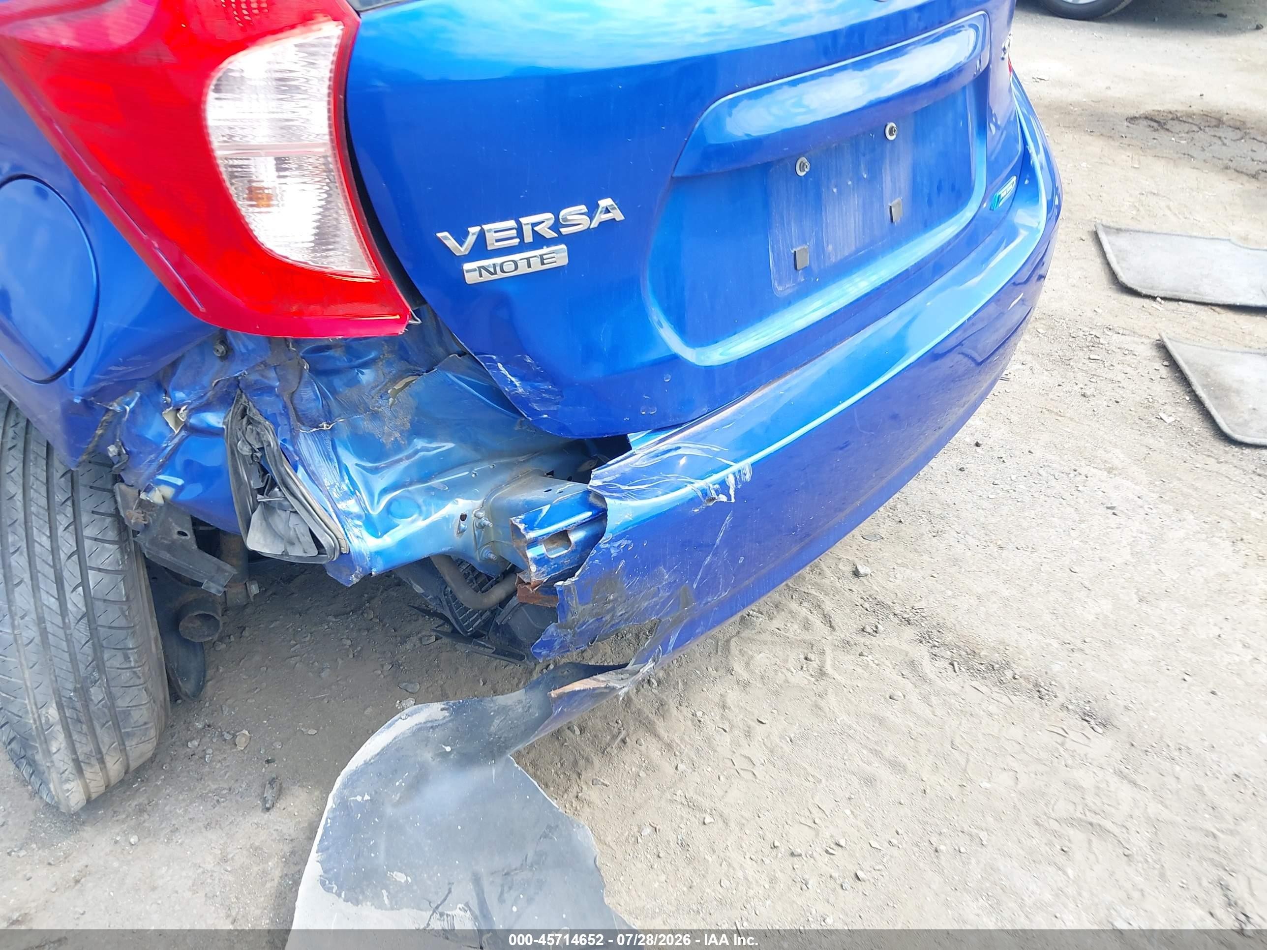 2014 Nissan Versa Note S (sr)/s Plus/sv Blue vin: 3N1CE2CP5EL432521