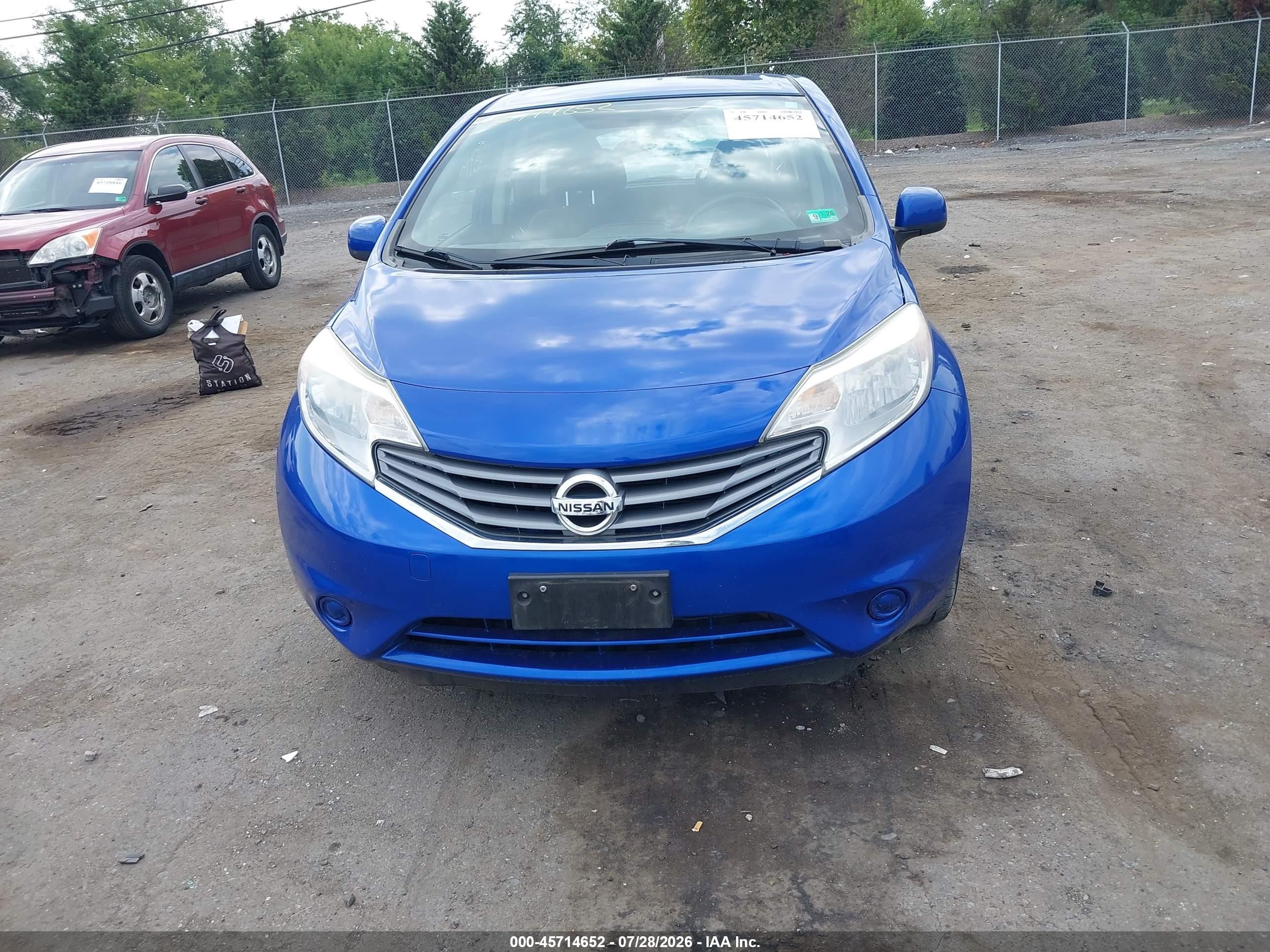 2014 Nissan Versa Note S (sr)/s Plus/sv Blue vin: 3N1CE2CP5EL432521