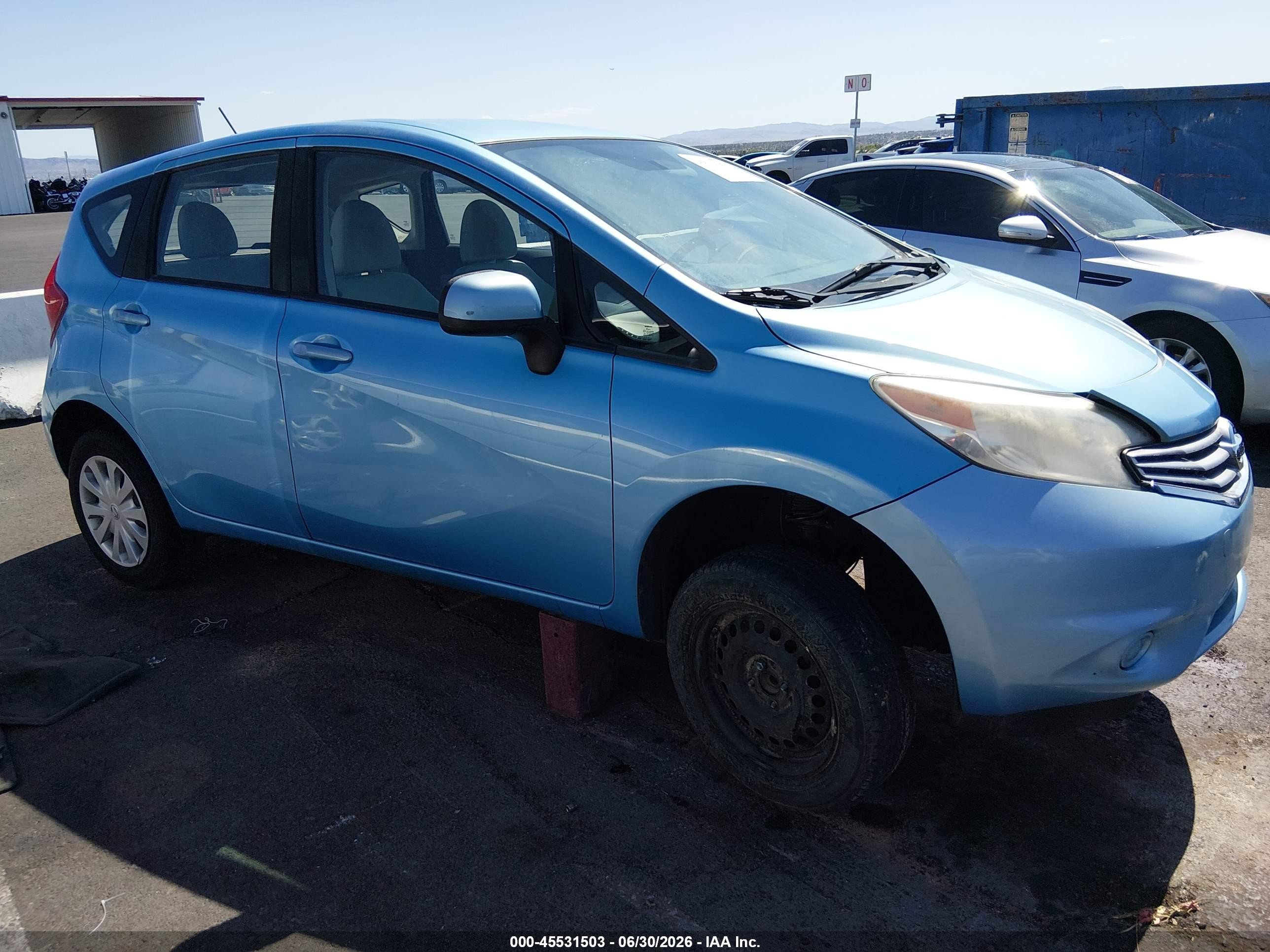 2014 Nissan Versa Note Sv Blue vin: 3N1CE2CP5EL432597