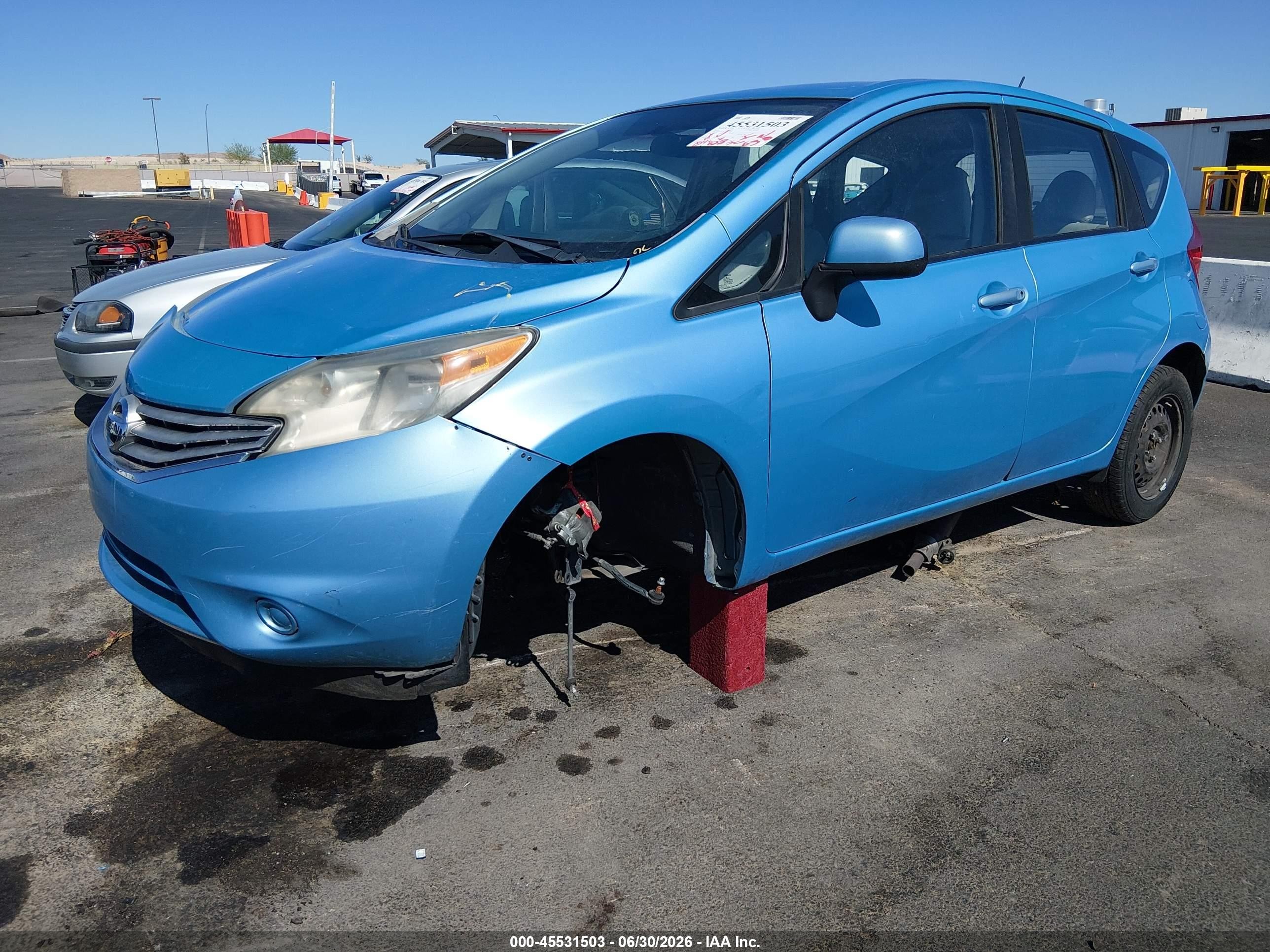 2014 Nissan Versa Note Sv Blue vin: 3N1CE2CP5EL432597