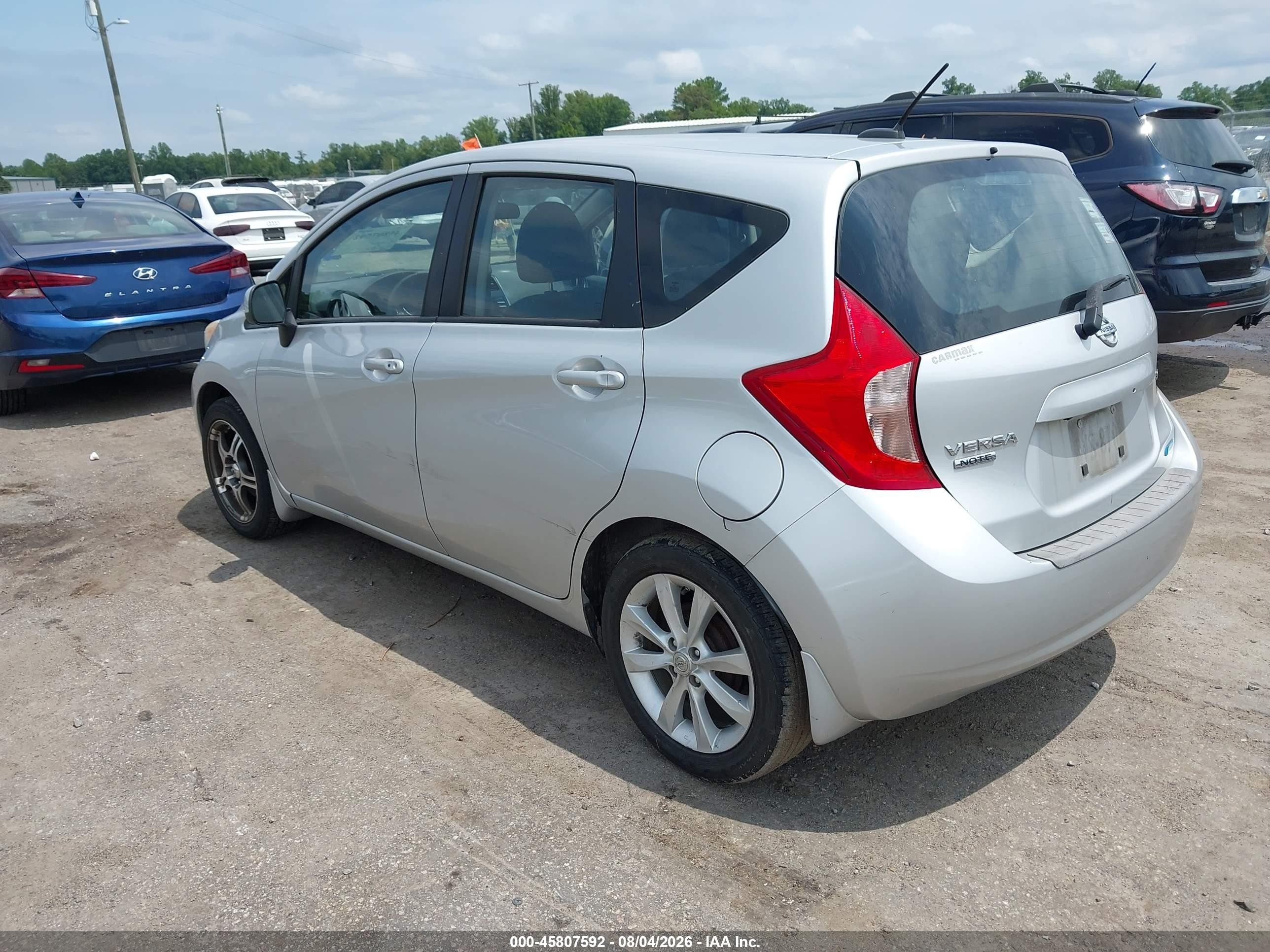 2014 Nissan Versa Note Sv Silver vin: 3N1CE2CP5EL435533