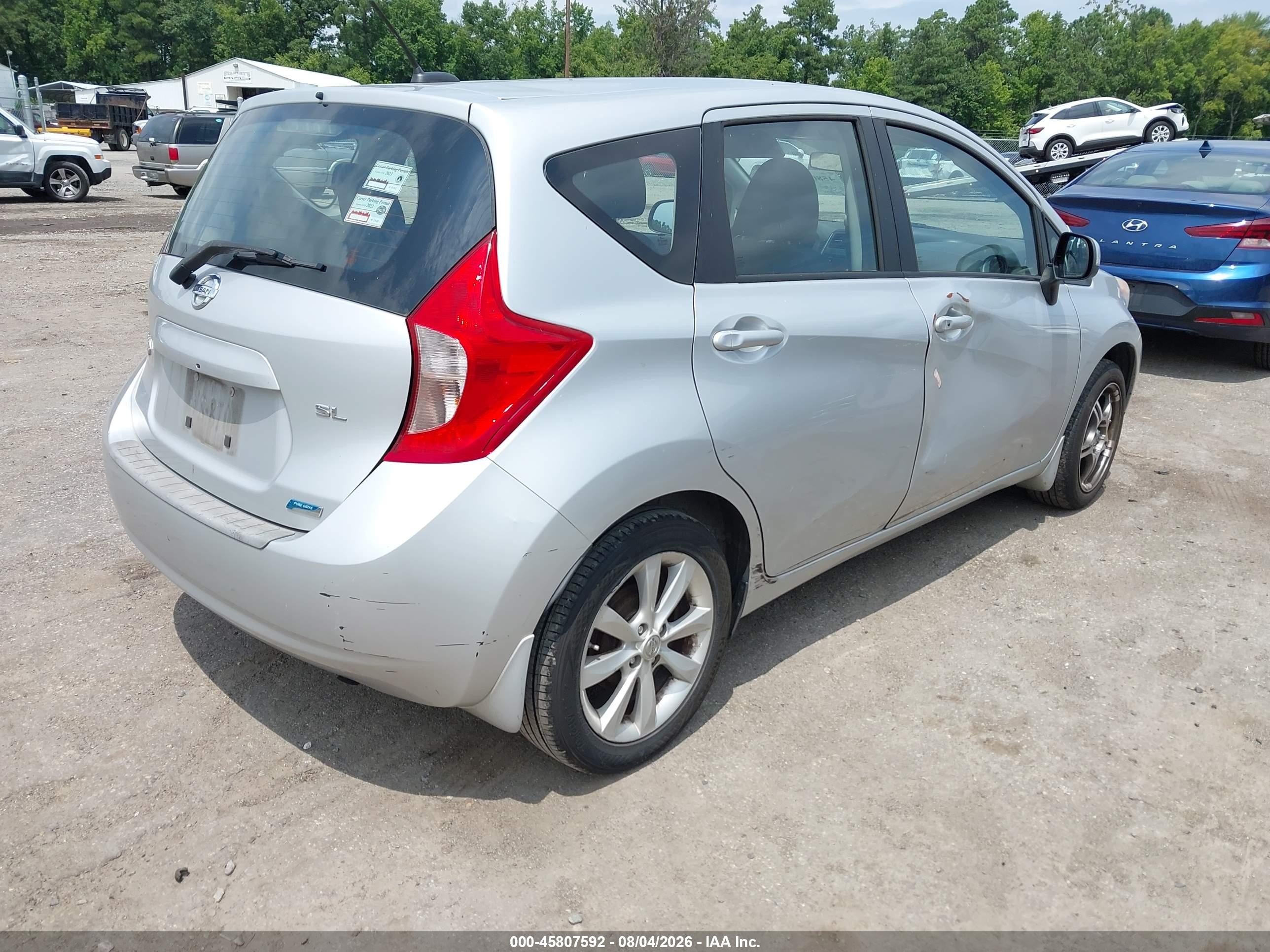 2014 Nissan Versa Note Sv Silver vin: 3N1CE2CP5EL435533