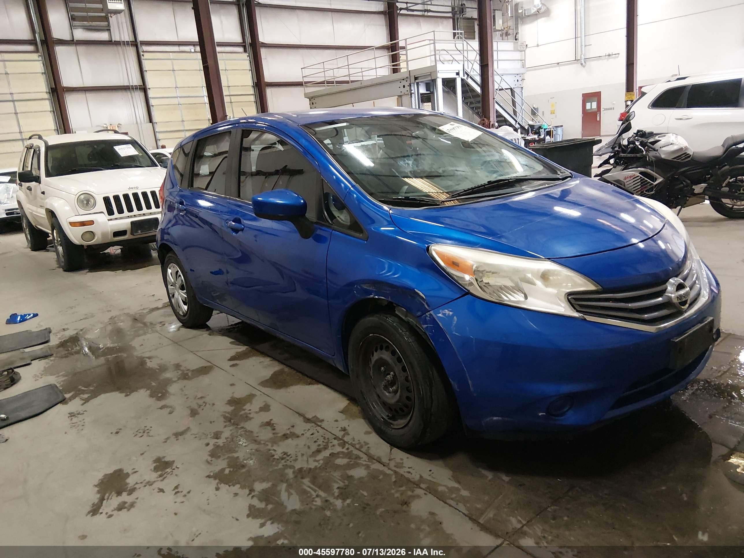 2015 Nissan Versa Note S Plus Blue vin: 3N1CE2CP5FL362665
