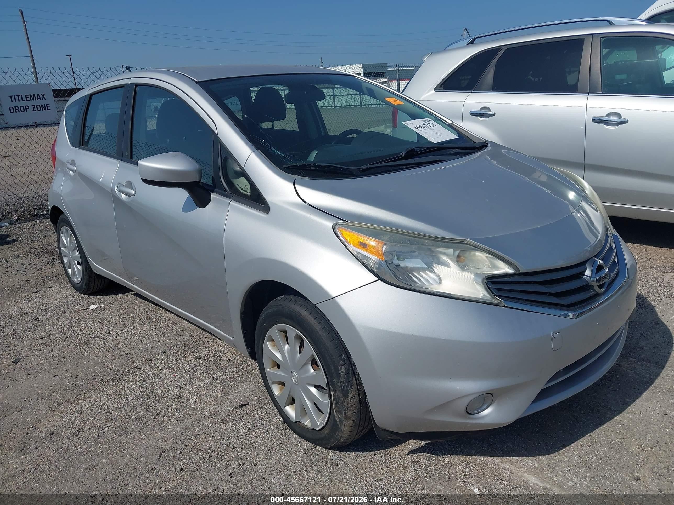 2015 Nissan Versa Note S (sr)/s Plus/sl/sr/sv Silver vin: 3N1CE2CP5FL384889