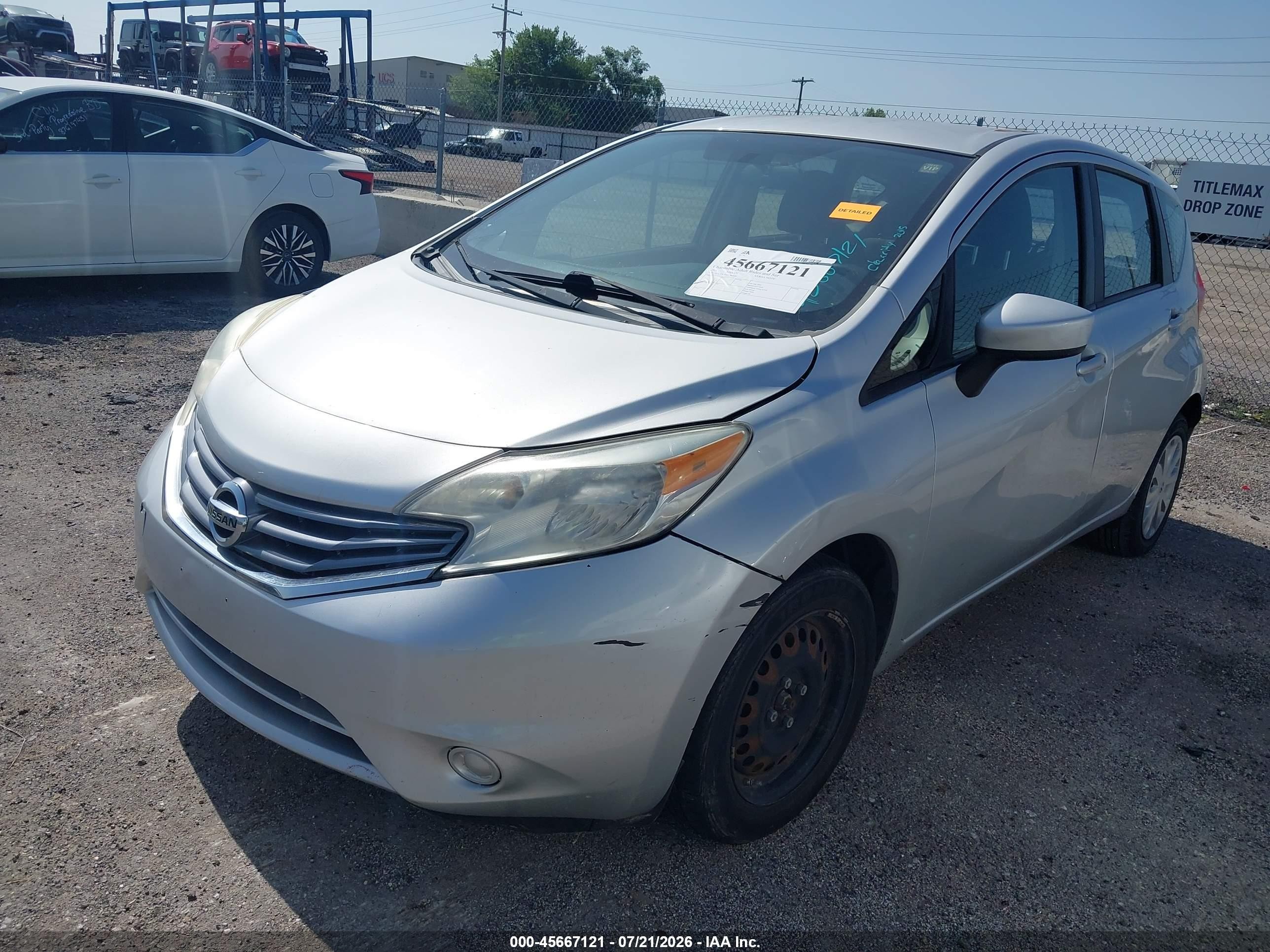2015 Nissan Versa Note S (sr)/s Plus/sl/sr/sv Silver vin: 3N1CE2CP5FL384889