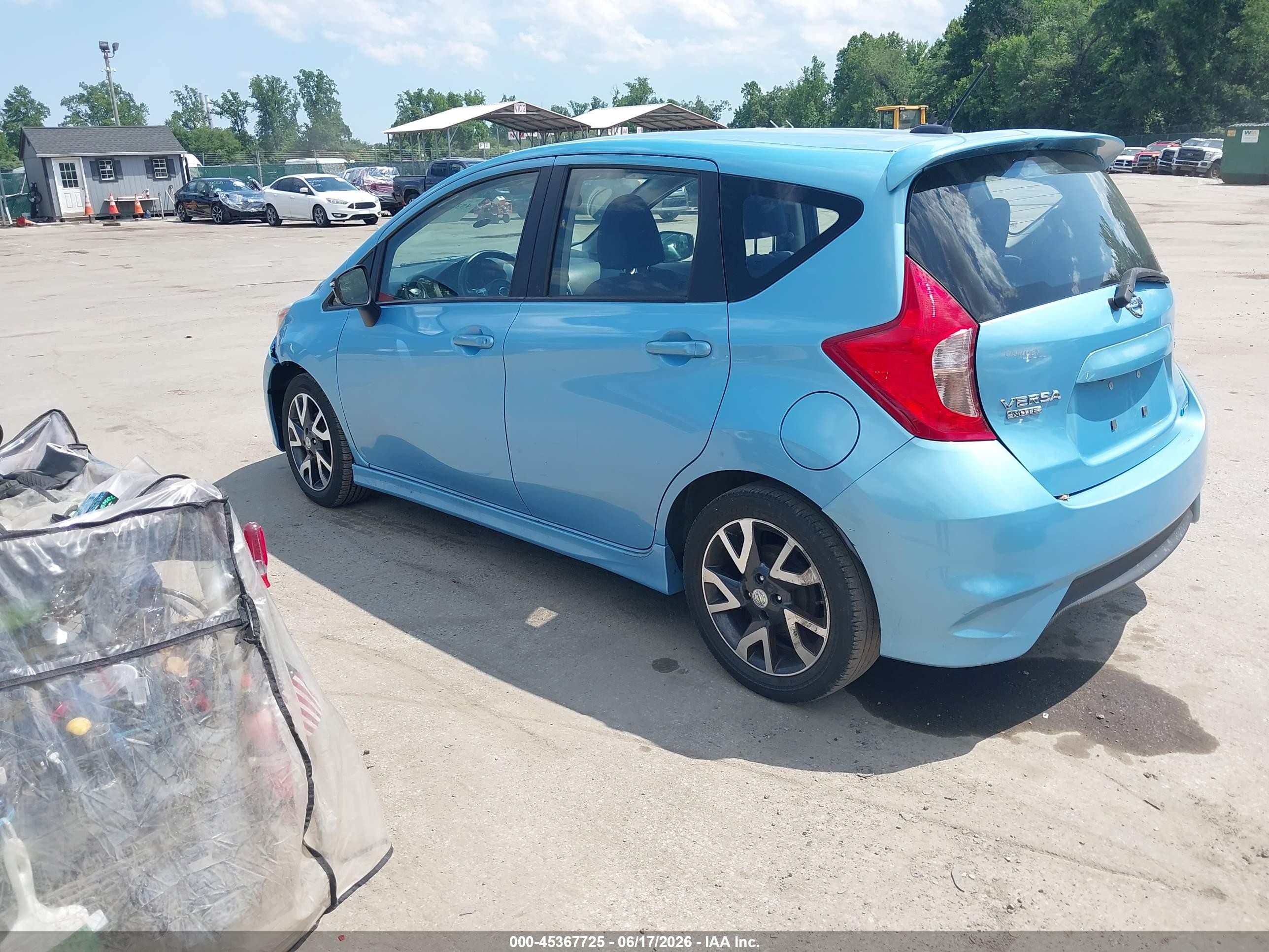 2015 Nissan Versa Note Sr Light Blue vin: 3N1CE2CP5FL388439