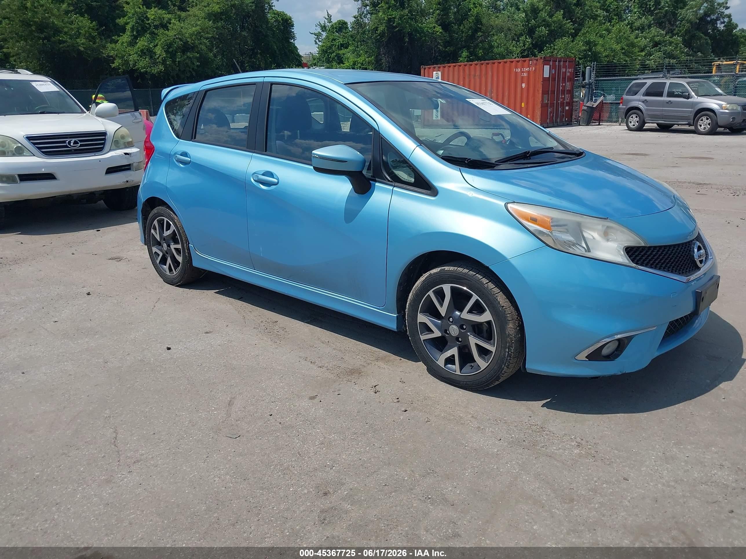 2015 Nissan Versa Note Sr Light Blue vin: 3N1CE2CP5FL388439