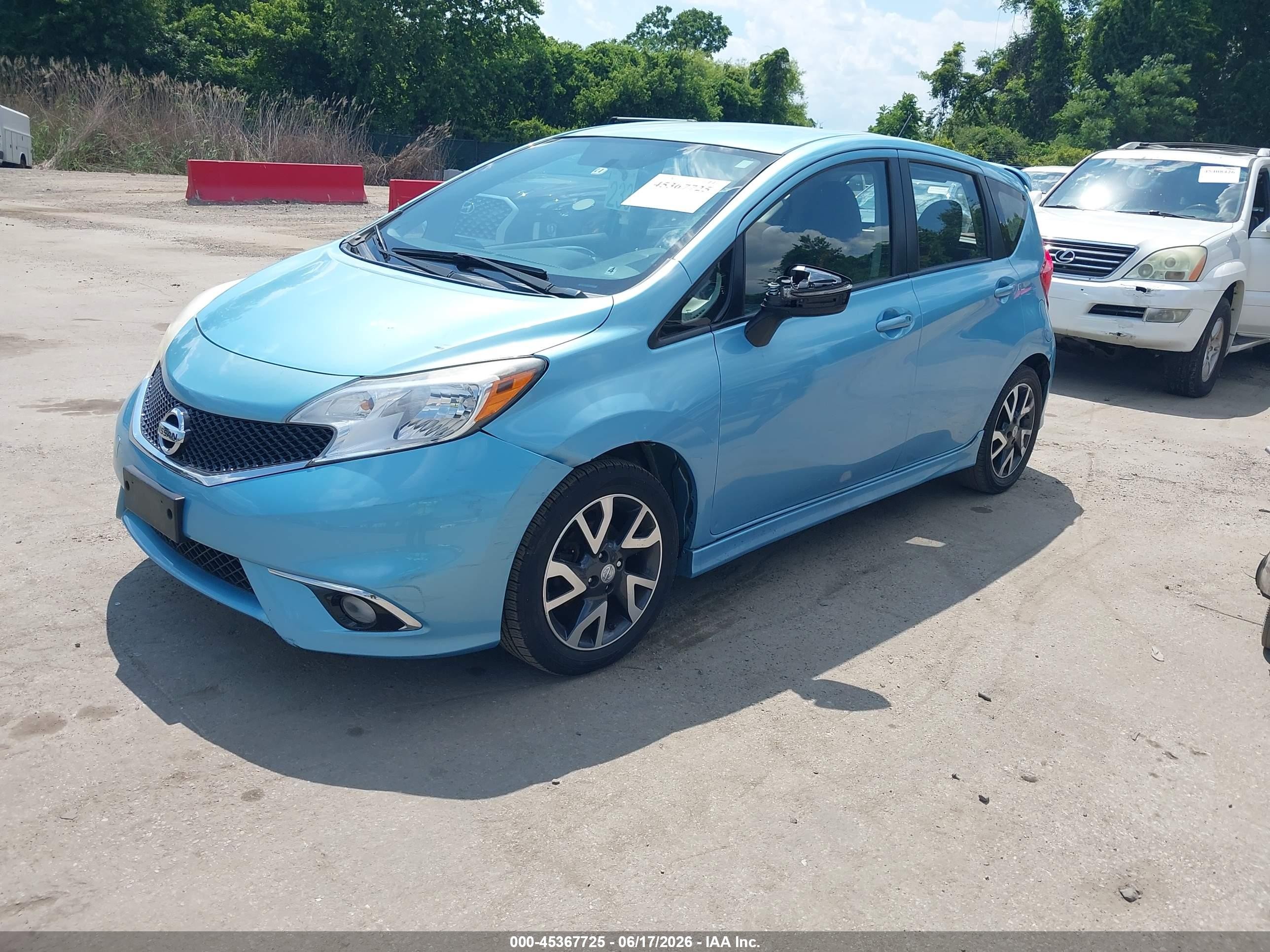 2015 Nissan Versa Note Sr Light Blue vin: 3N1CE2CP5FL388439