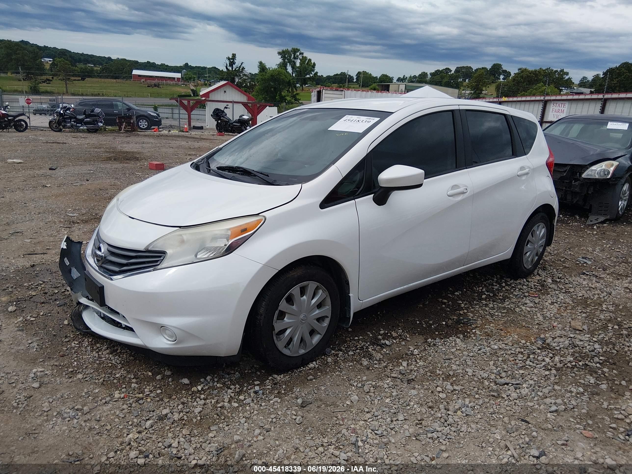 2015 Nissan Versa Note Sv White vin: 3N1CE2CP5FL388988