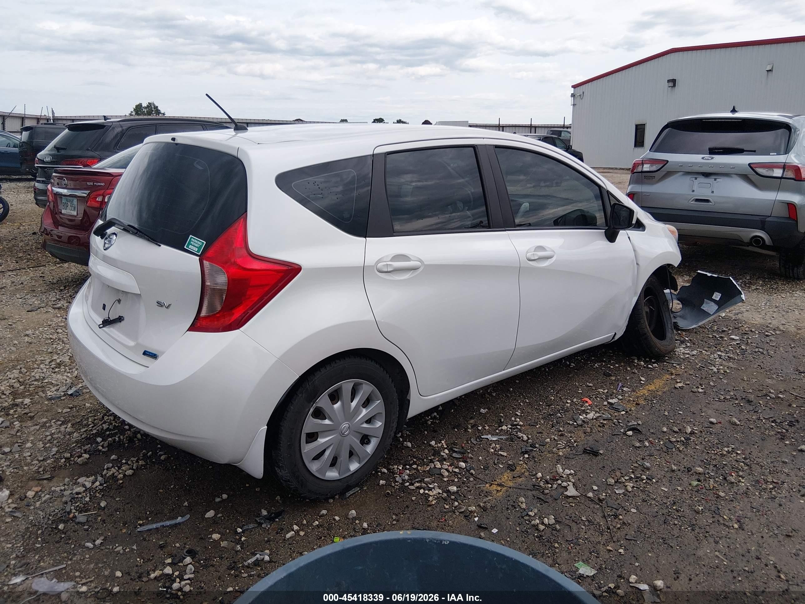 2015 Nissan Versa Note Sv White vin: 3N1CE2CP5FL388988